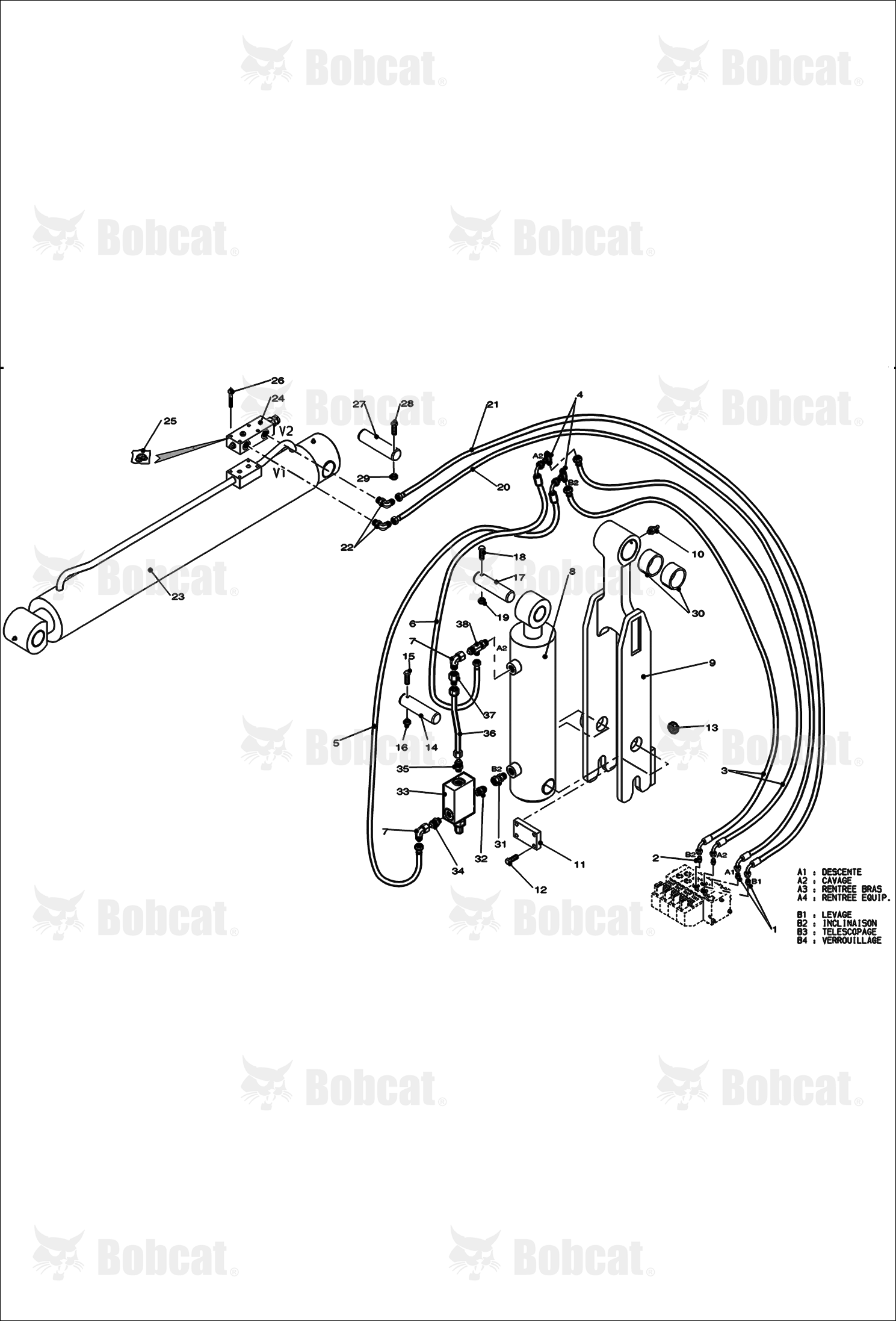 Arm Hydraulic Supply  367111192 & Above, 367211001 & Above