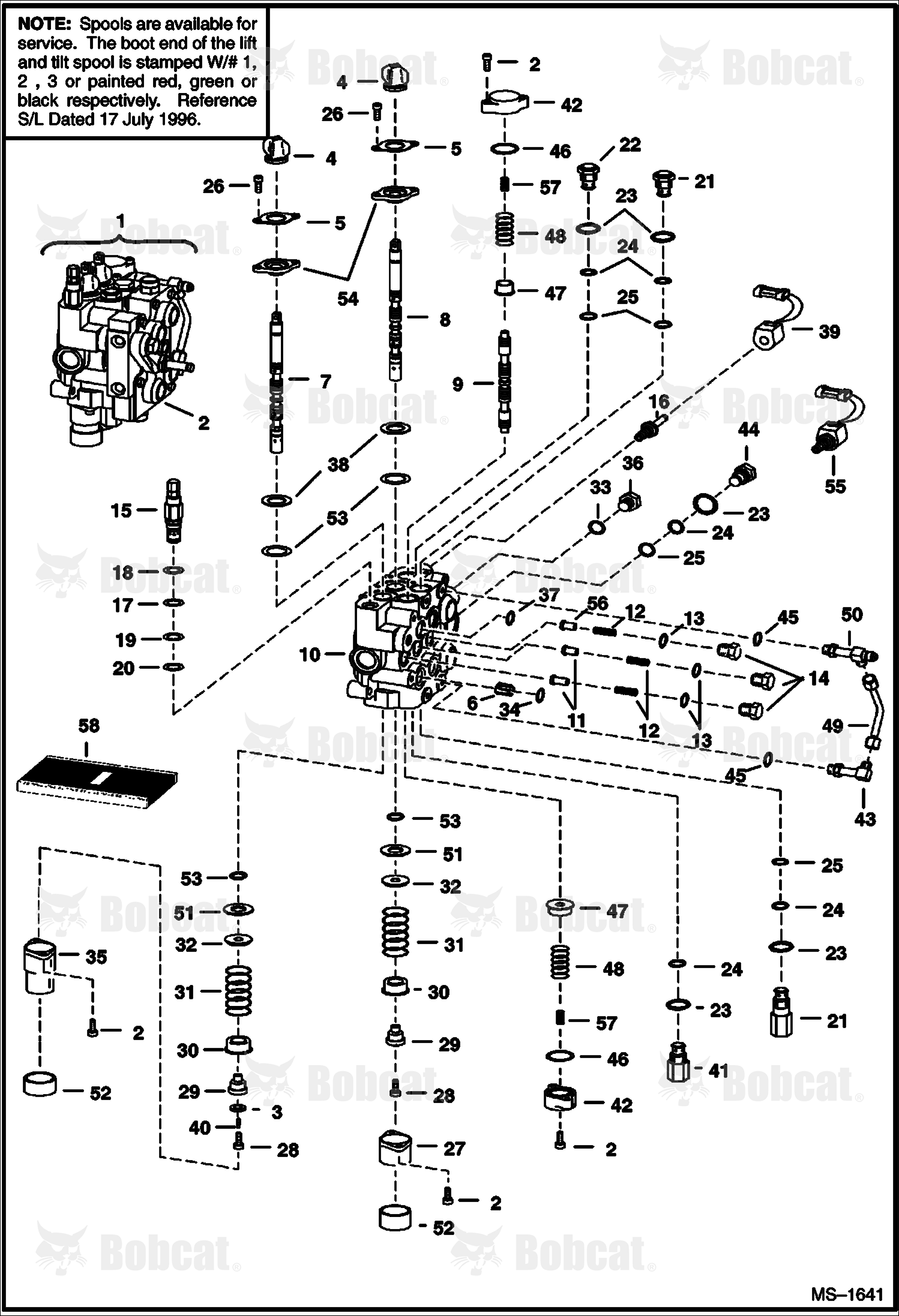 Hydraulic Control Valve (W/ BICS Control Valve) (for Advanced Hand Controls)