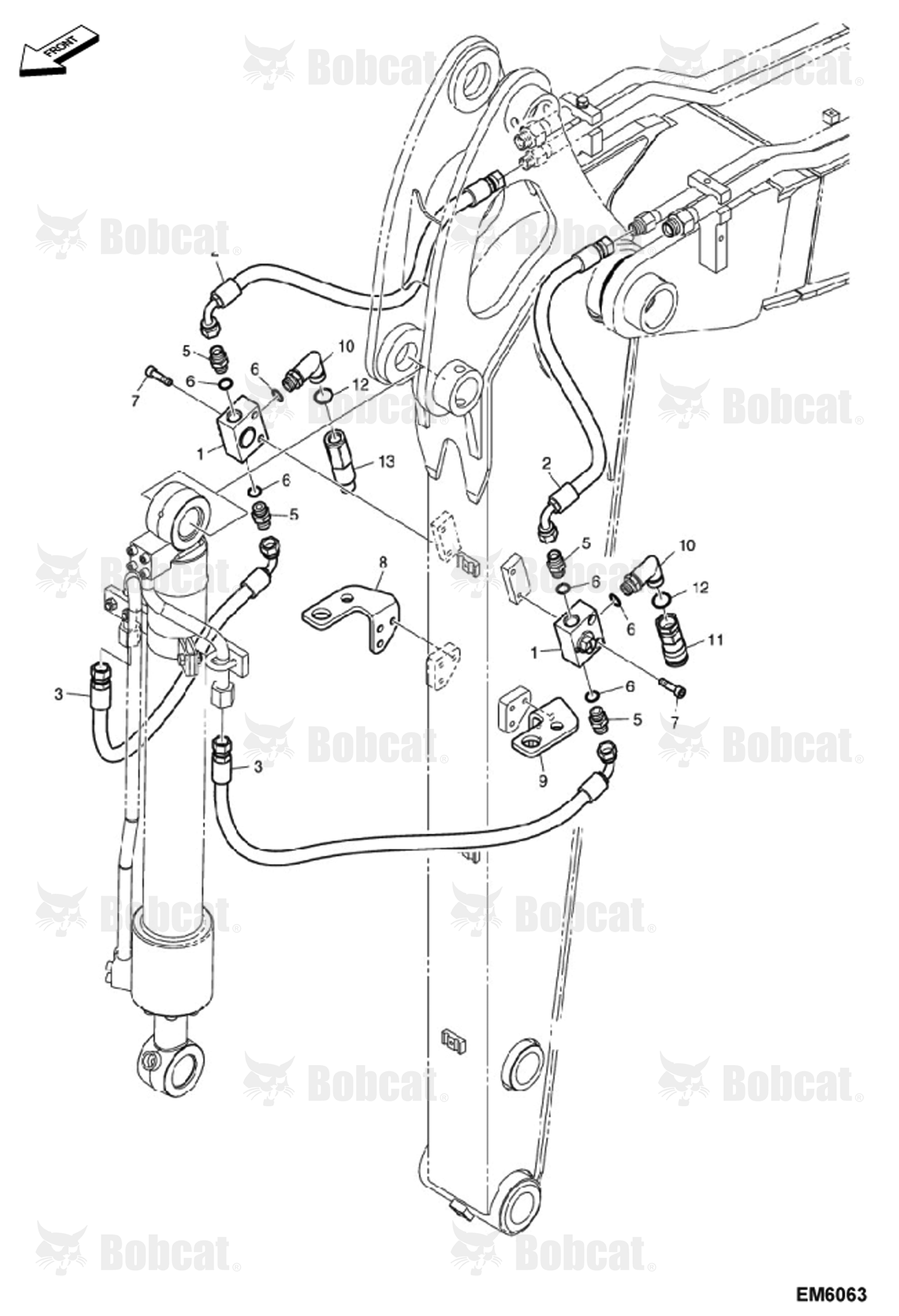 Hydraulic Circuitry (Arm 1.7 m)