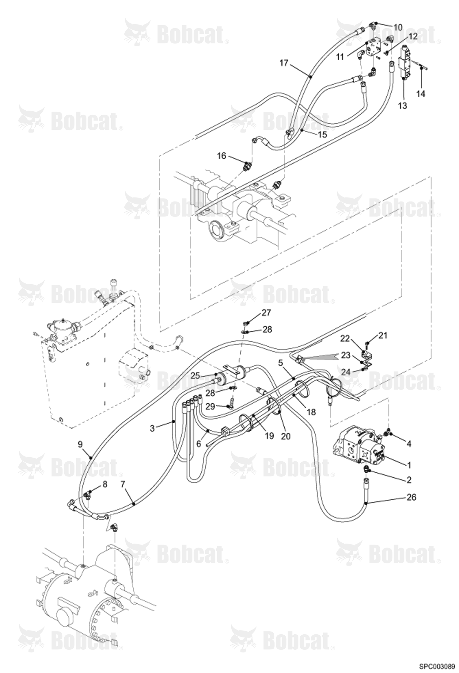 Steering Hoses & Fittings (WITH DAMPER)