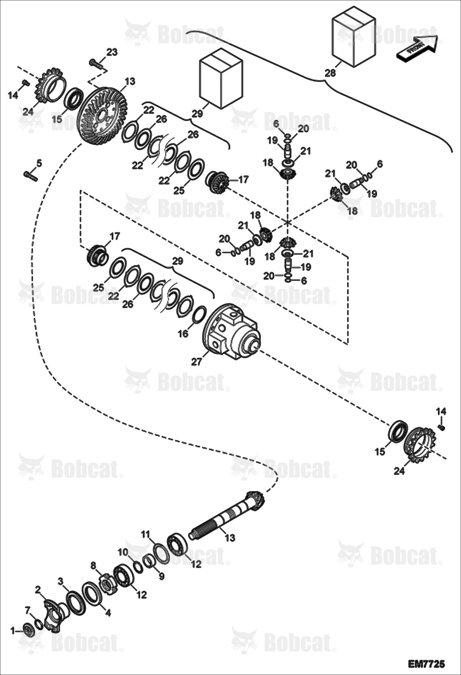 Front Axle Differential
