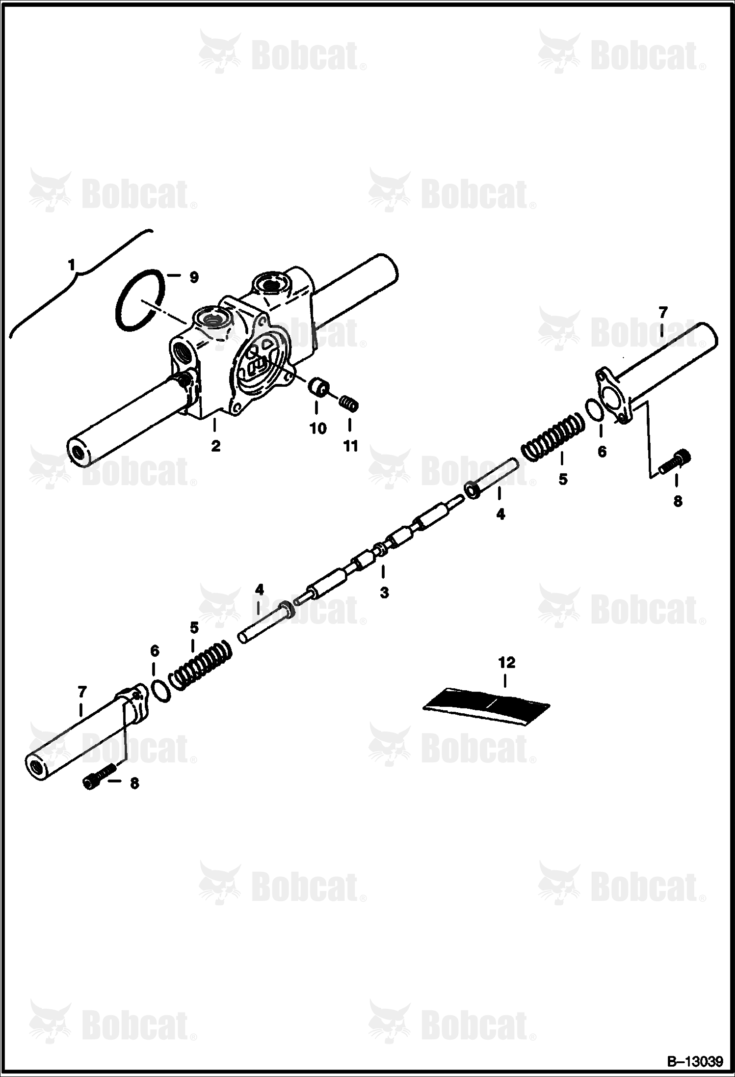 Valve Section (Dipper Arm & Boom)