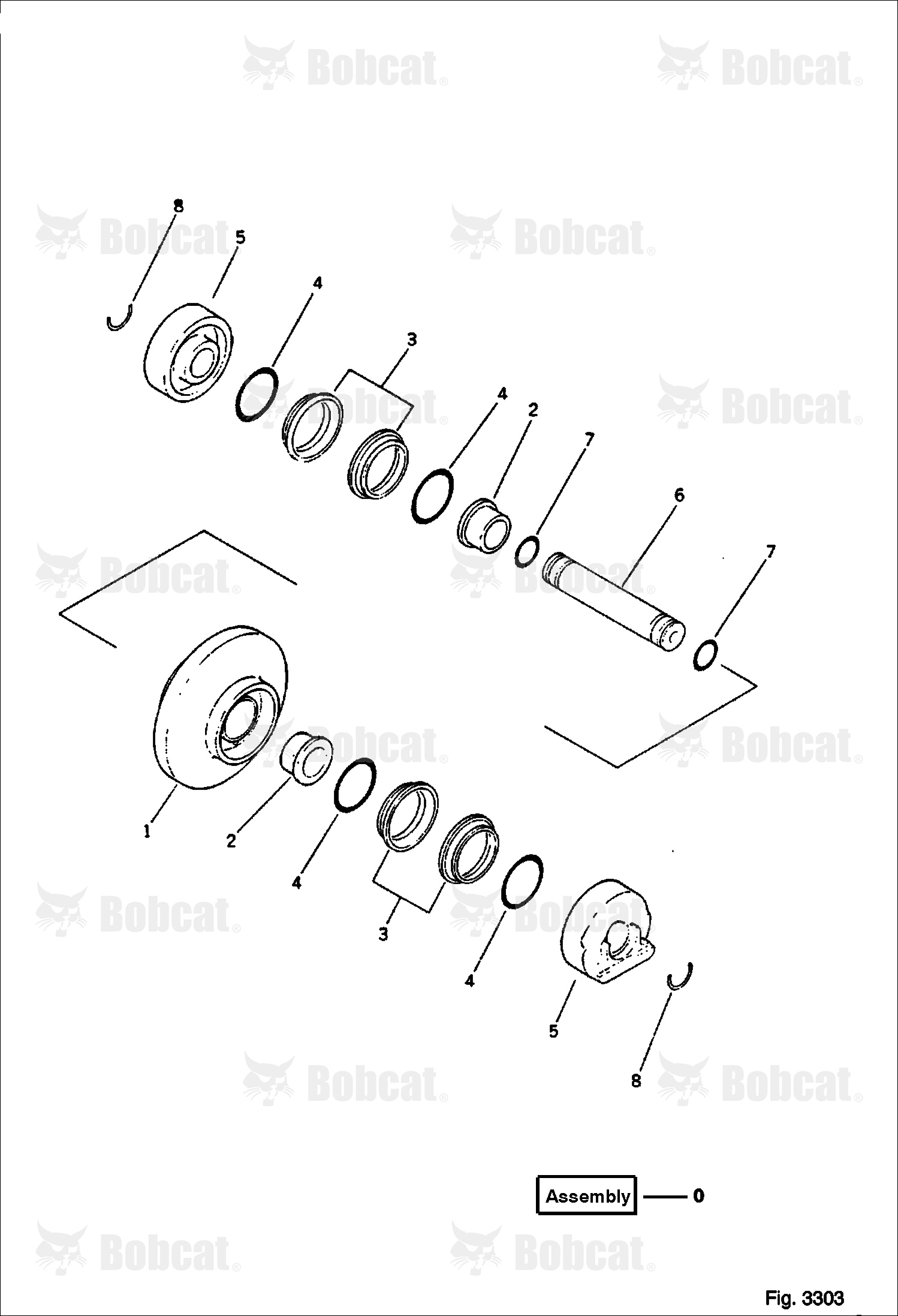 Track Roller (FOR Rubber SHOE)