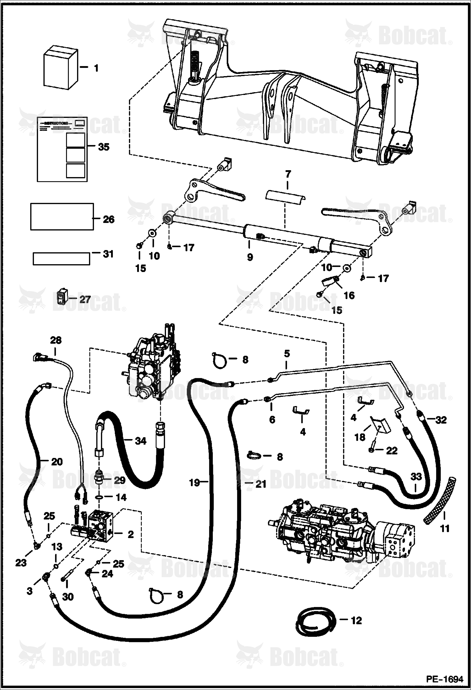 Power BOB-TACH Kit  512264900 - 5122, 512452200 - 5124