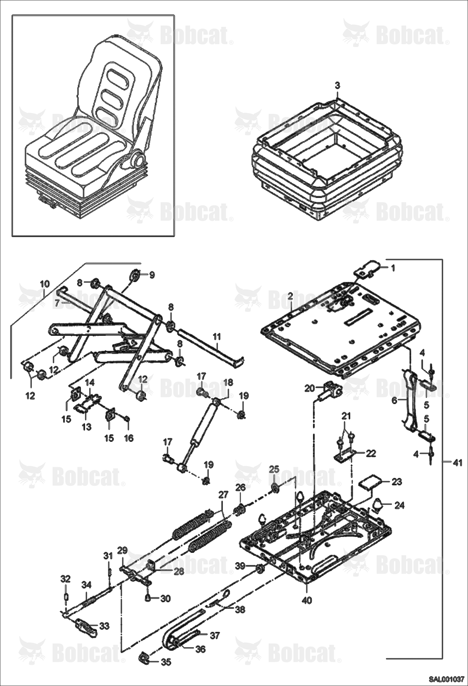 Seat - Suspension (Canopy)