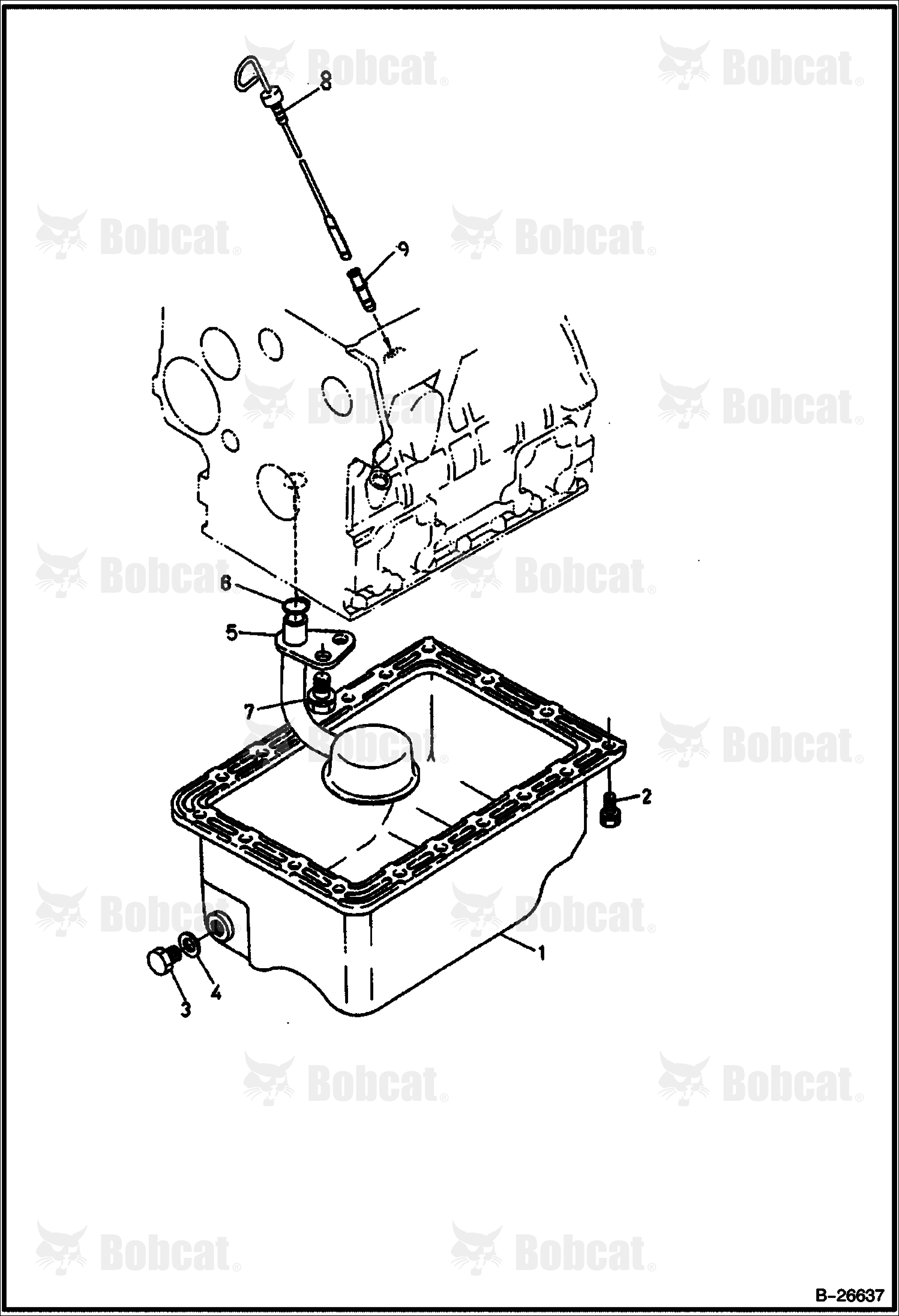 Oil Pan (Kubota D722)