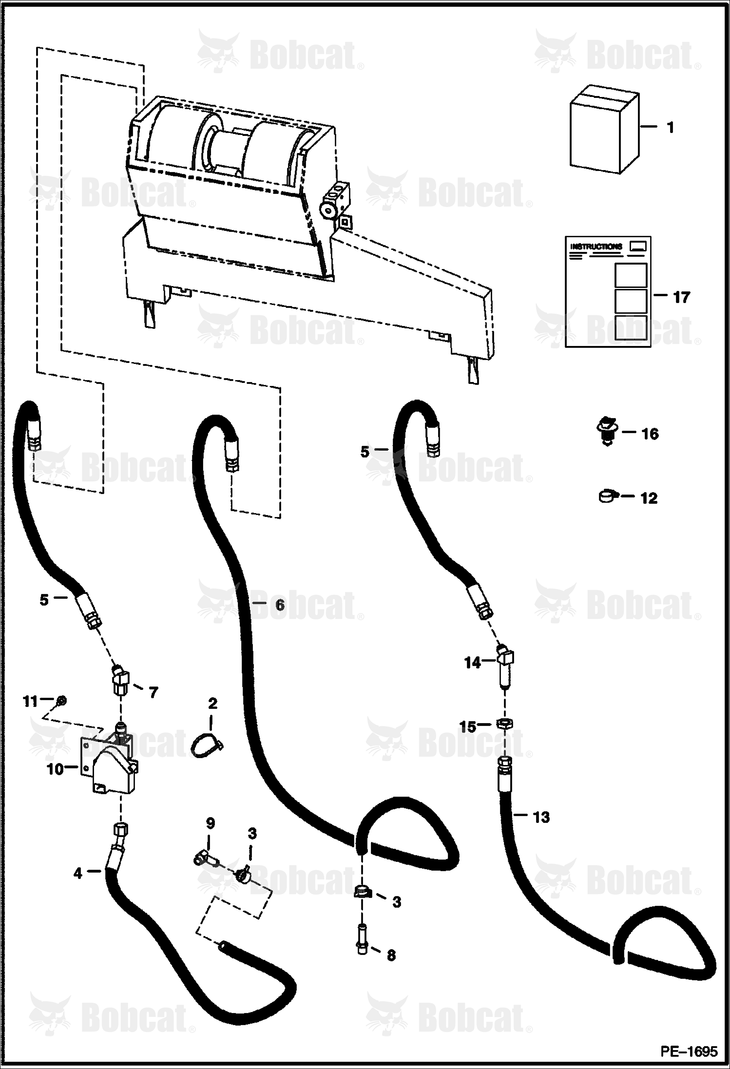 Heater & A/C (Heater Plumbing Kit) (For Threaded Heater Valve)