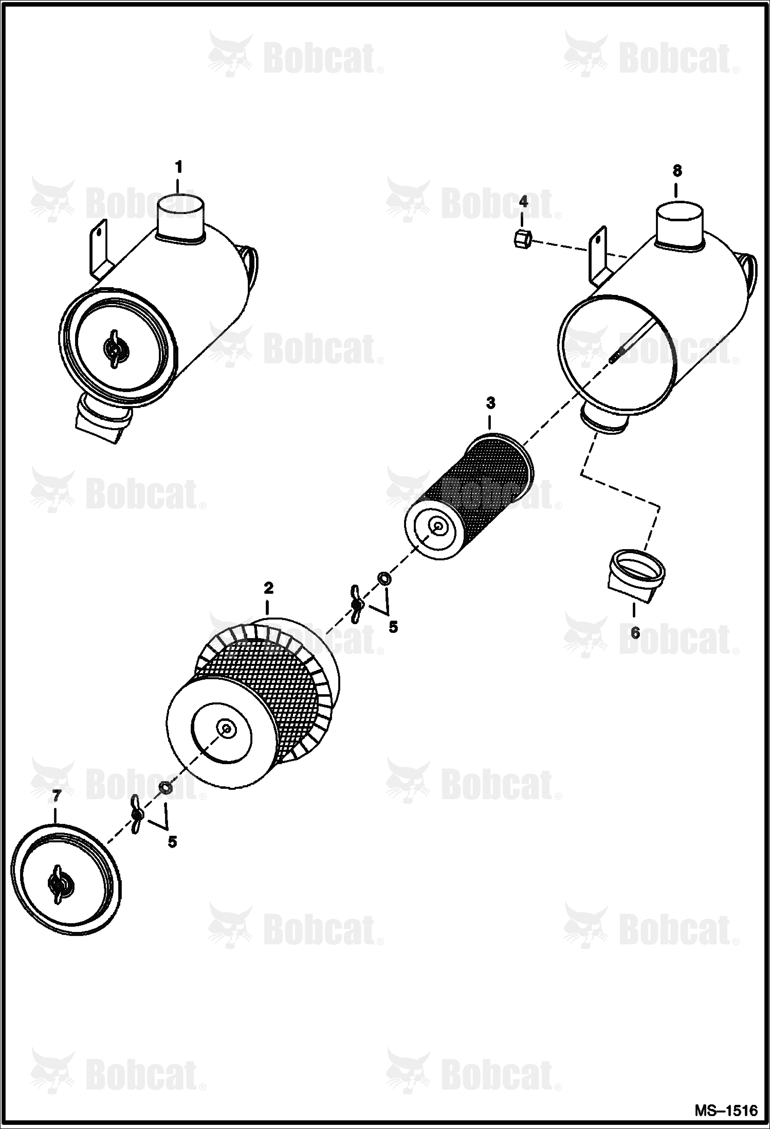 Air Cleaner (V3300 DI T Kubota)