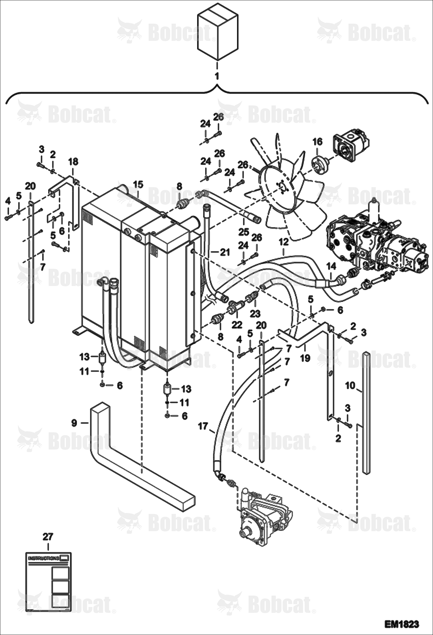 Extra Cooling Kit A8GV11001 - A8GV12111, A8GJ11001 - A8GJ12029
