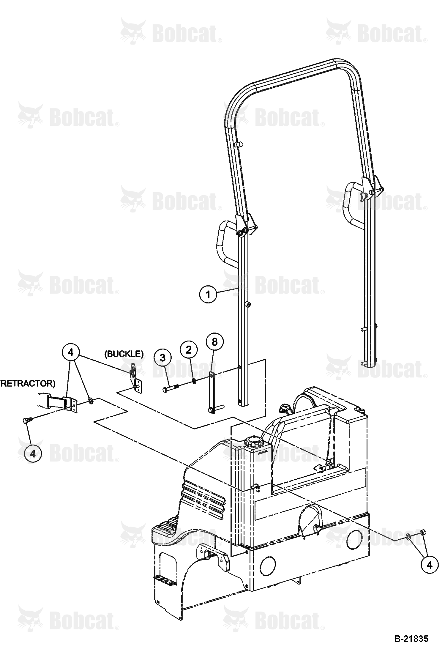 Foldable ROPS Installation (Optional)