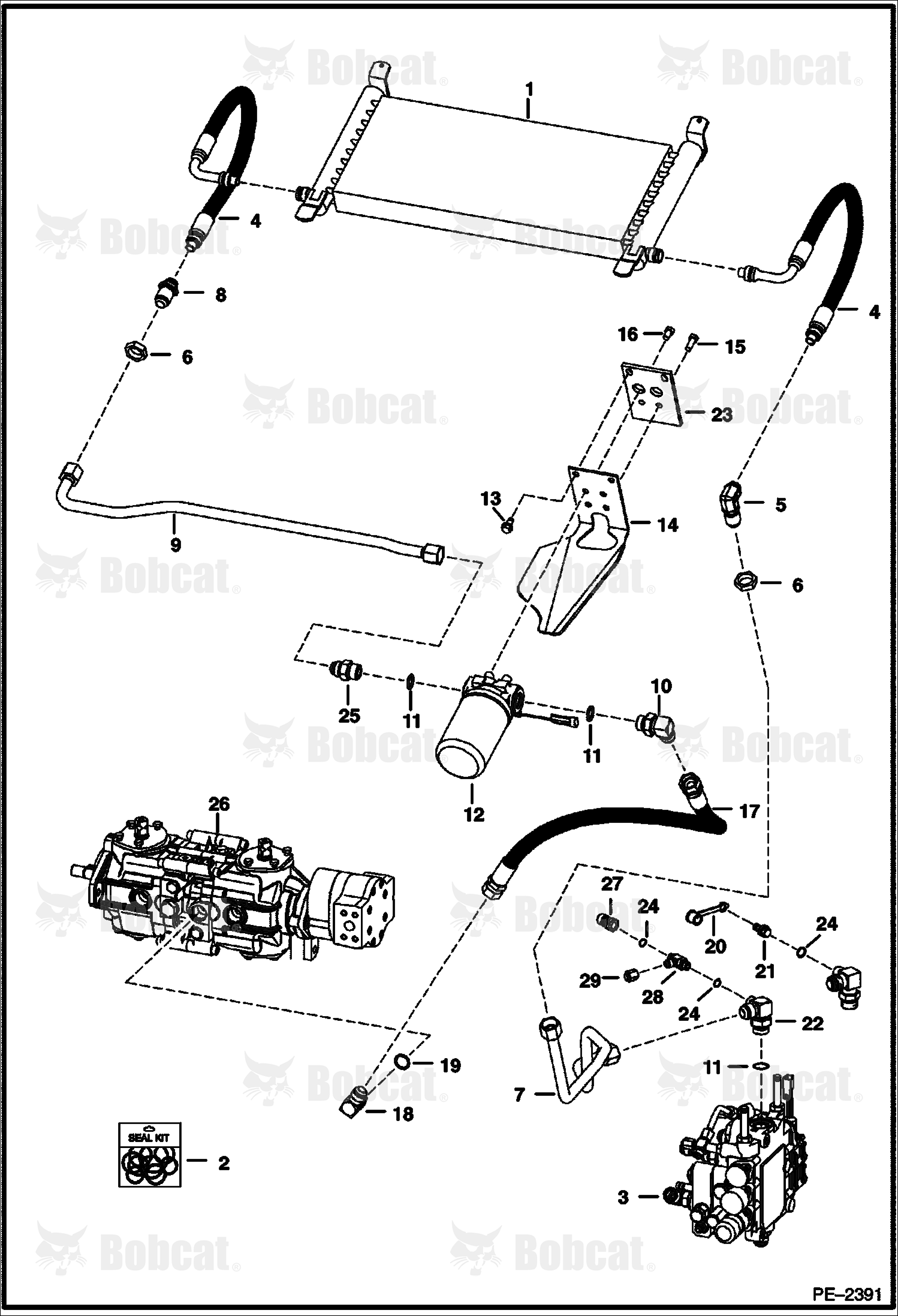 Hydrostatic Circuitry  524614399 & Below, 524711899 & Below