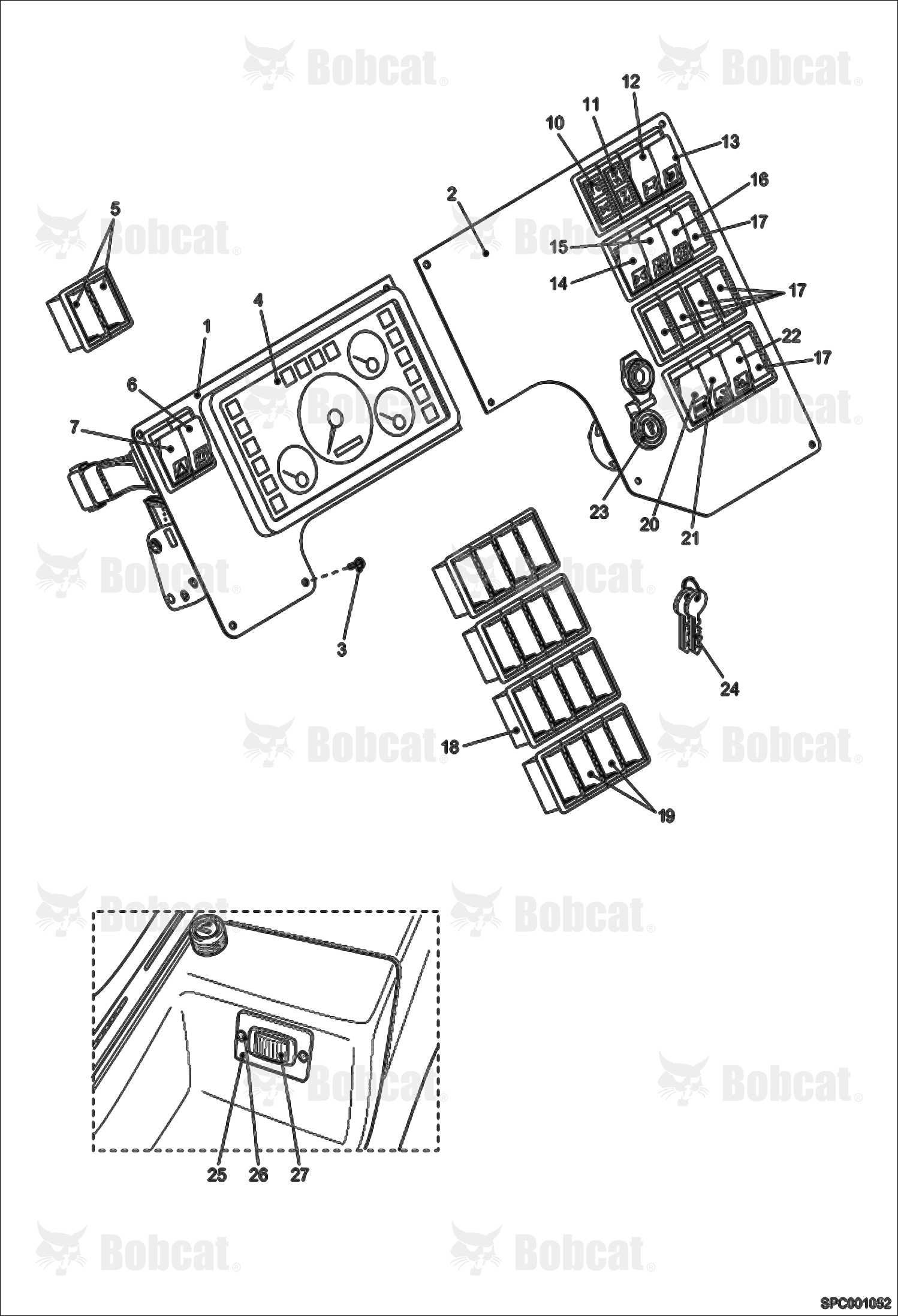 Canopy Control Panel Switches