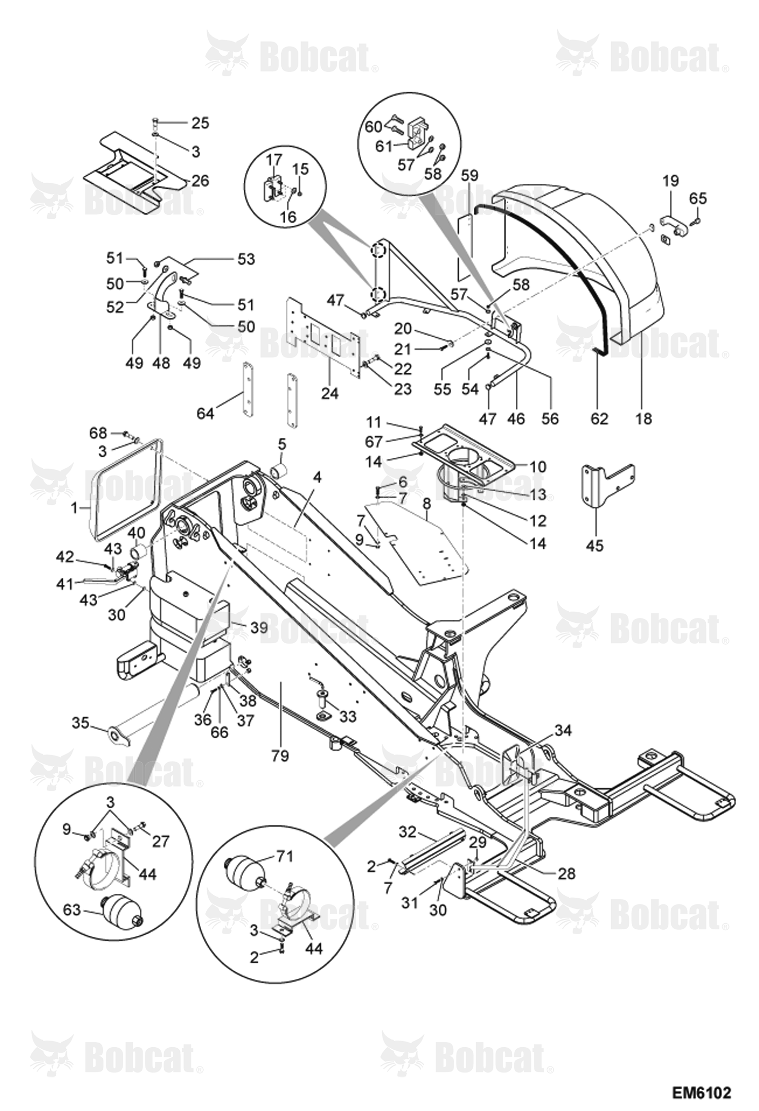 FRAME, Supports & Cowling
