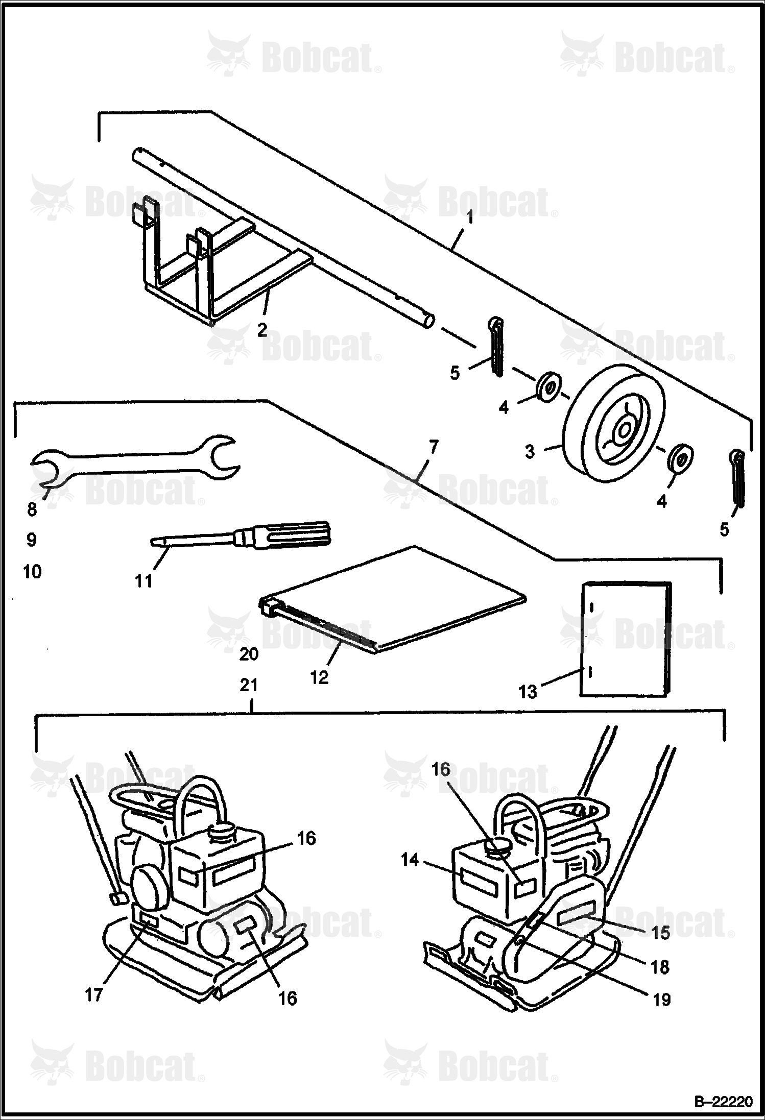 Cart Assembly (Tool Kit & Decals)