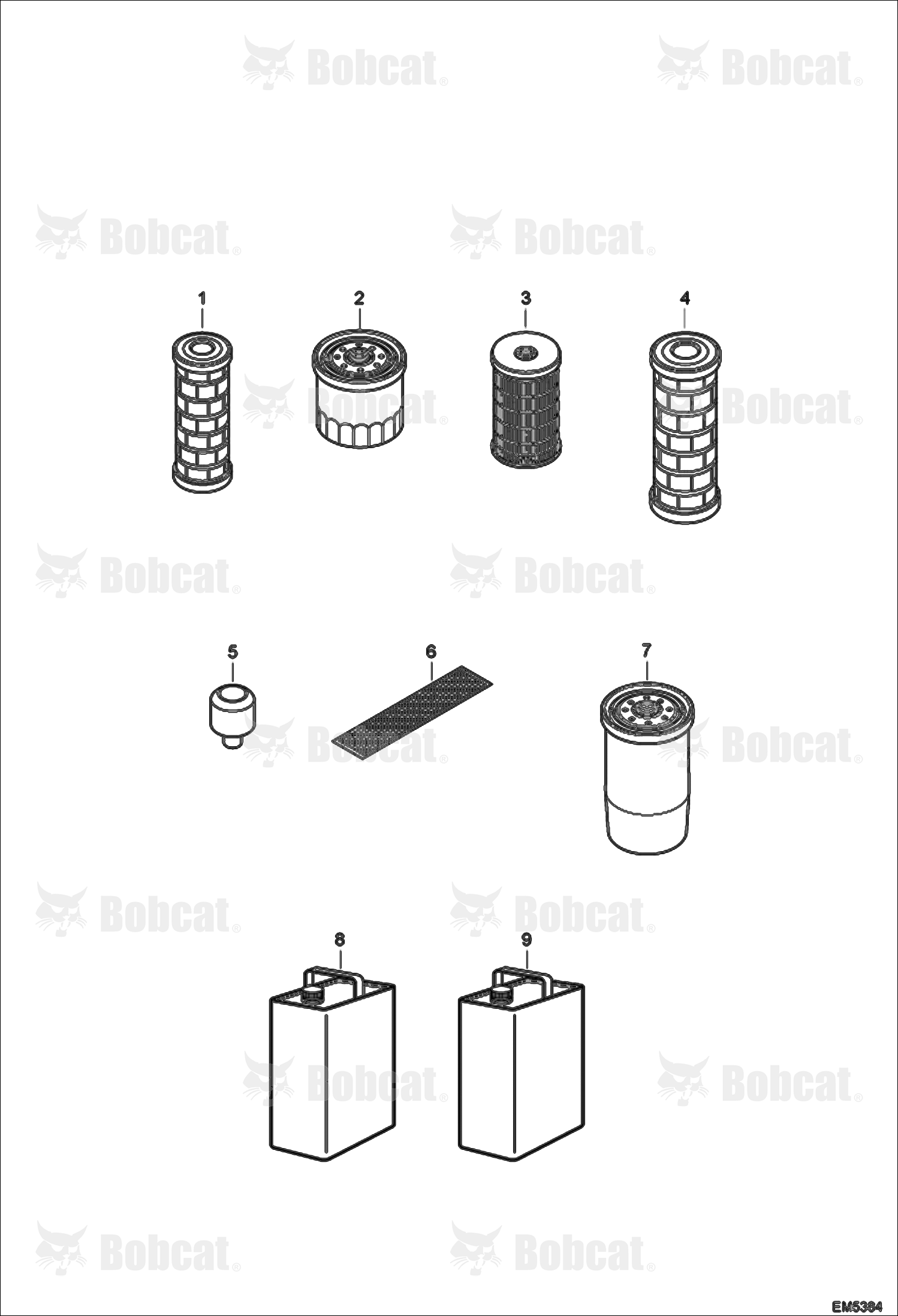 Scheduled Maintenance Items (Every 500 Hours)