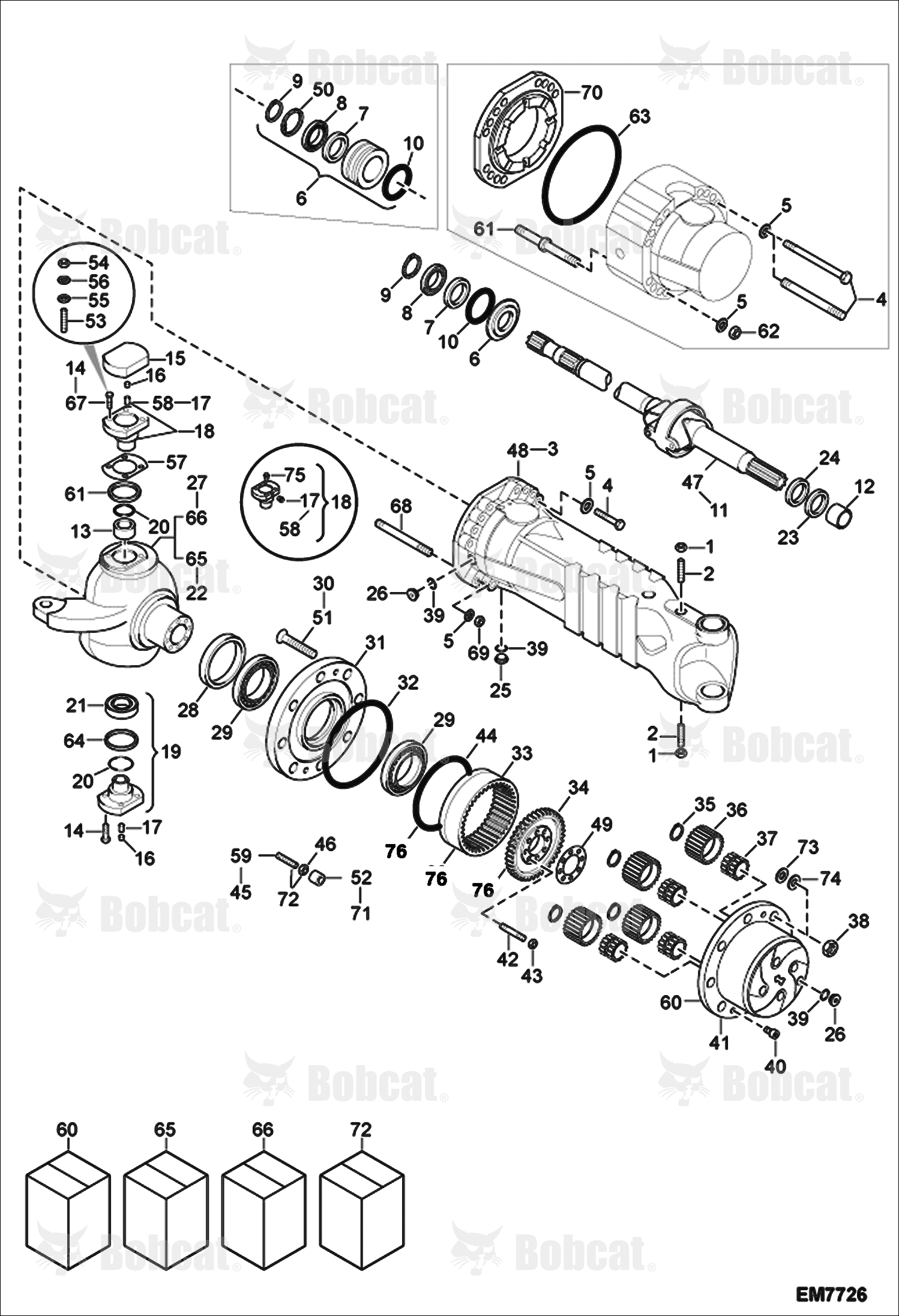 Front Axle Steering Components