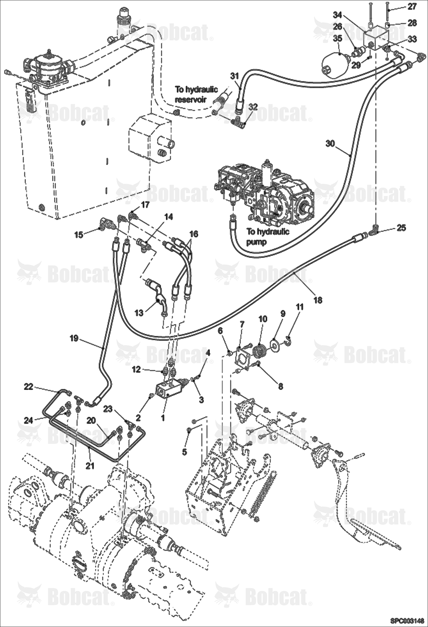 Service Brake Hydraulic Installation