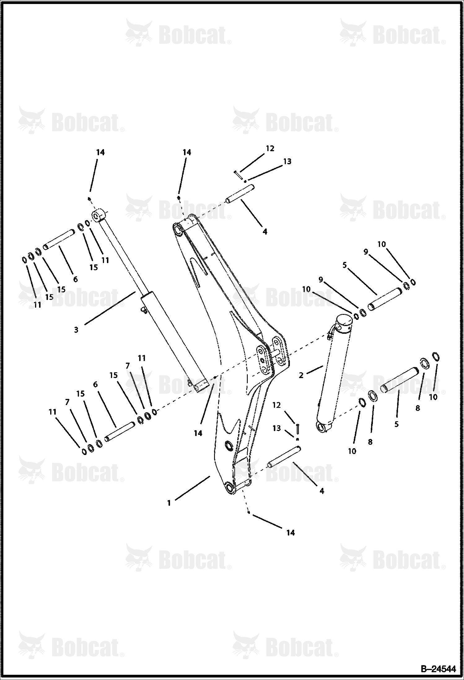 Center Mount Backhoe (Boom Assy)