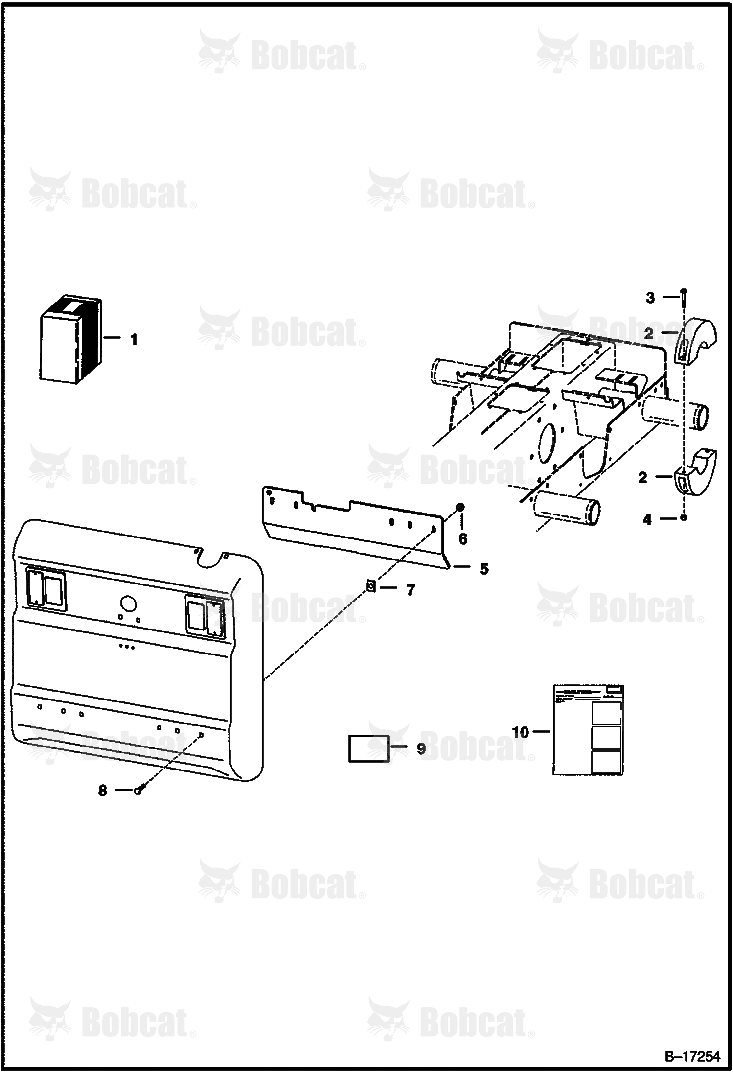 European Accessories (Counterweight Kit ) (1400 lb. - For One Piece Rear Door)