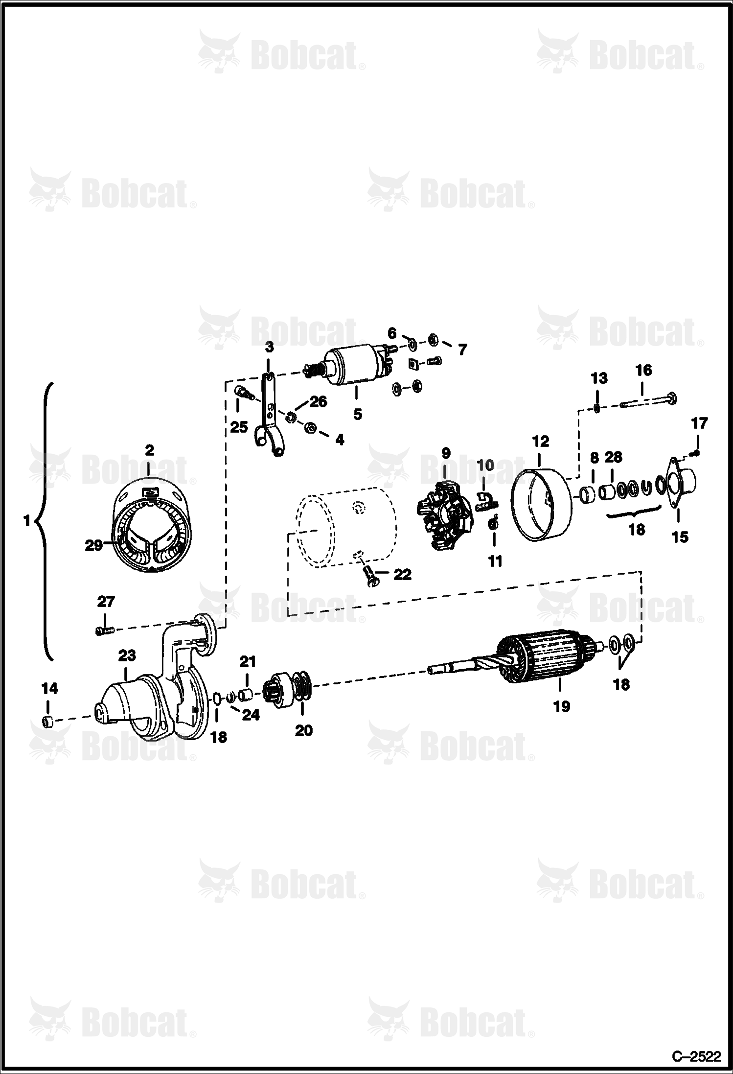 Starter (Bosch #0-001-311-113)