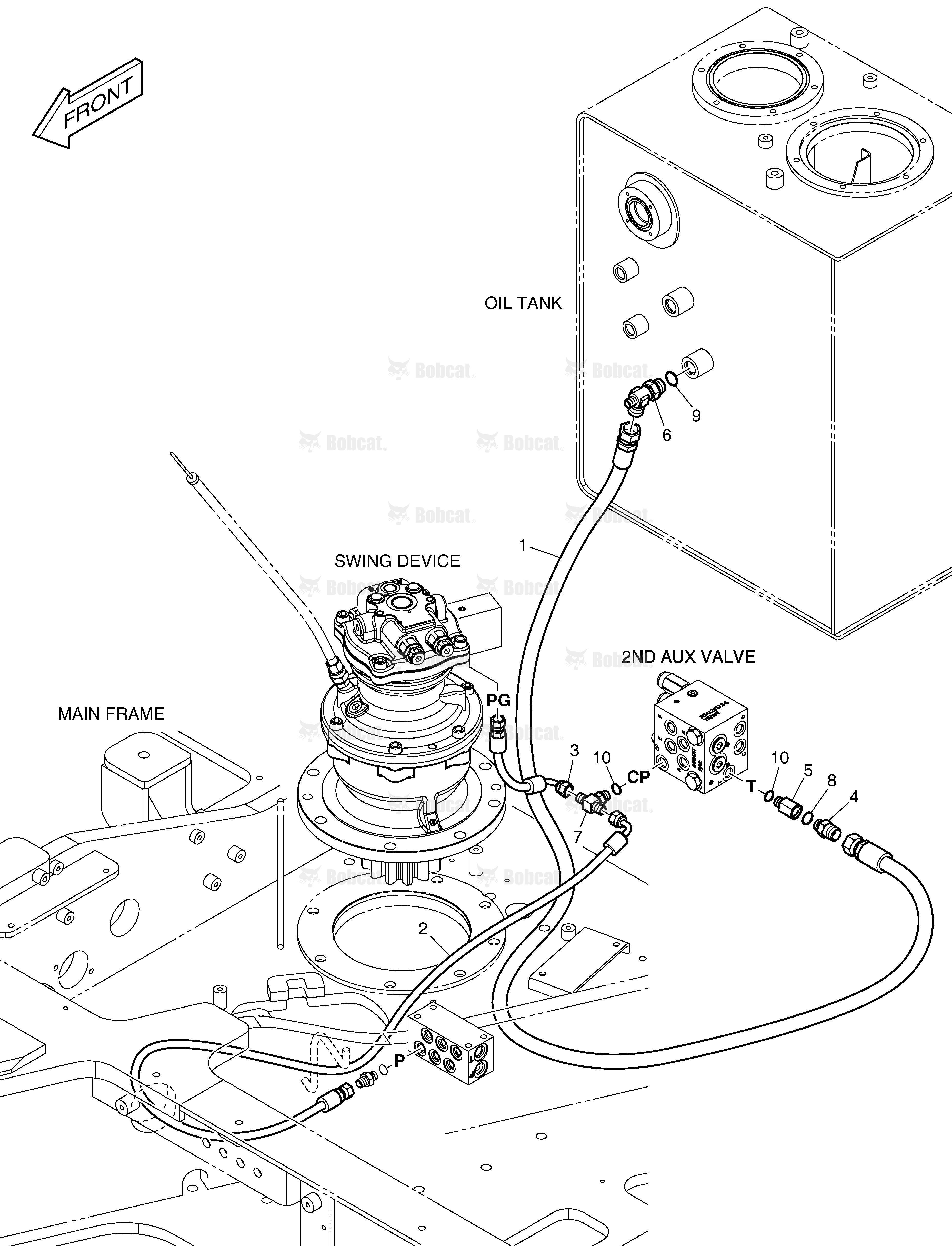 Articulated Boom (Pilot Piping - Arti & Rotating)