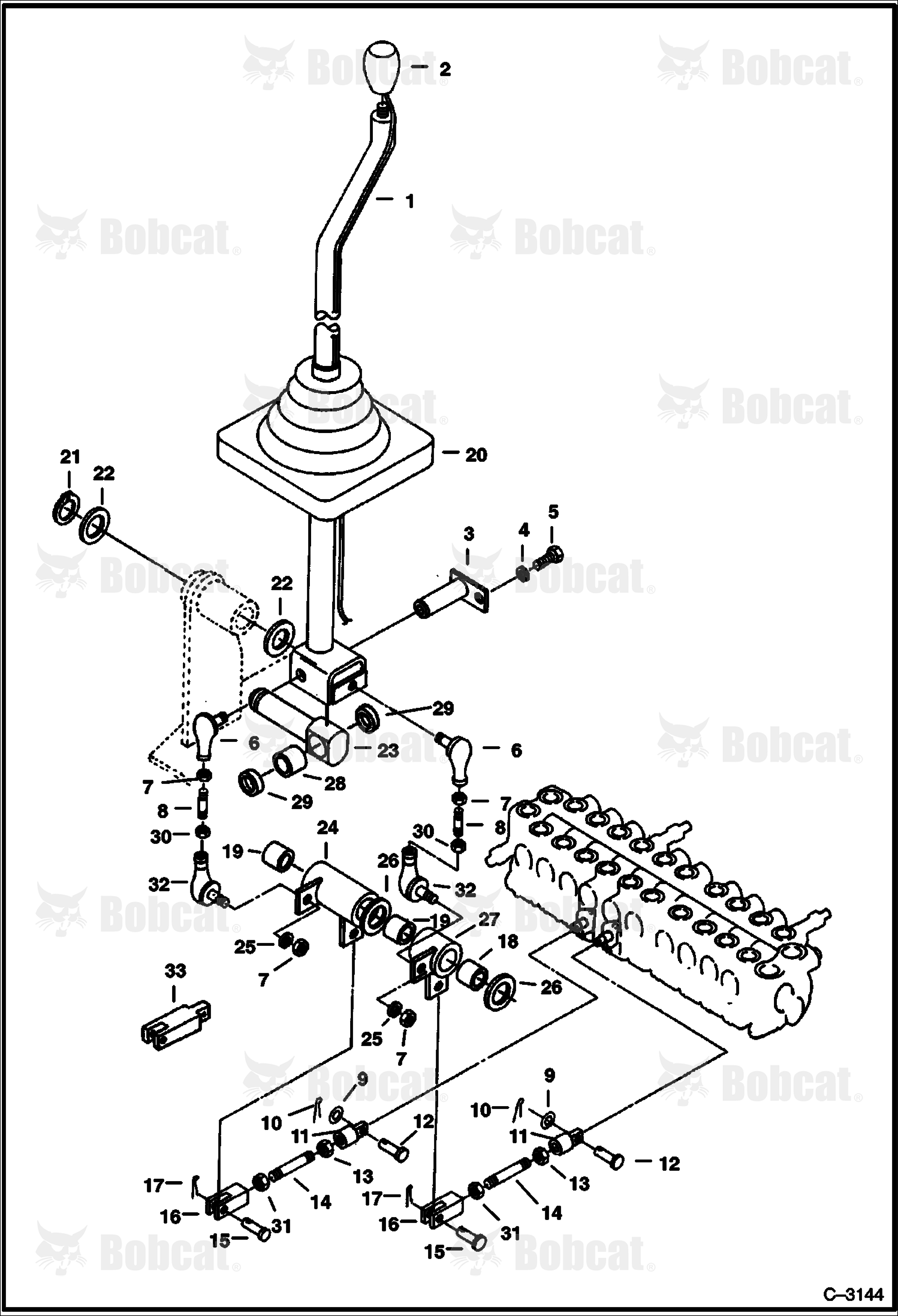 Boom & Bucket Control 508211001 - 508211308