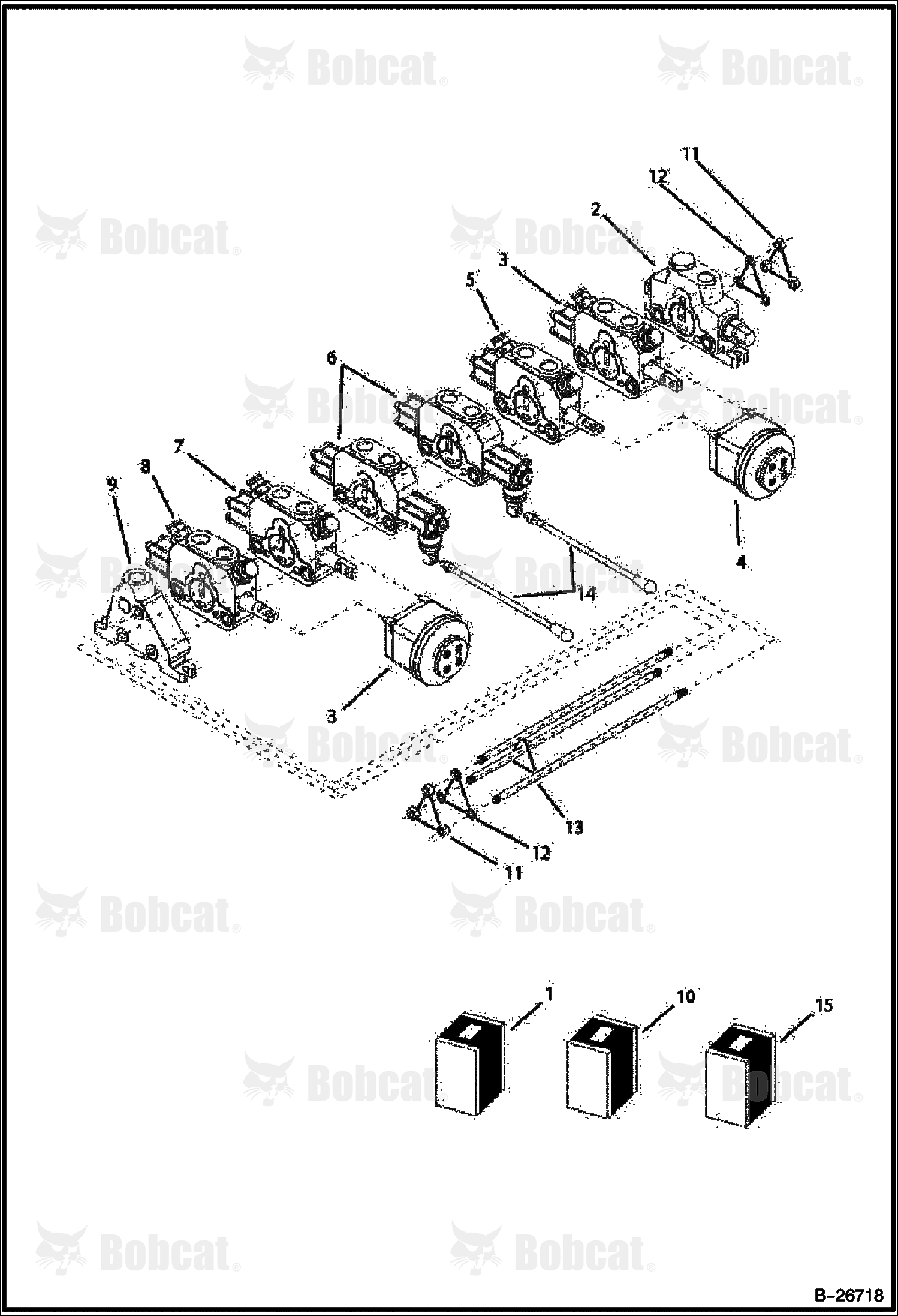 Hydraulic Circuitry (Rear Distributor)