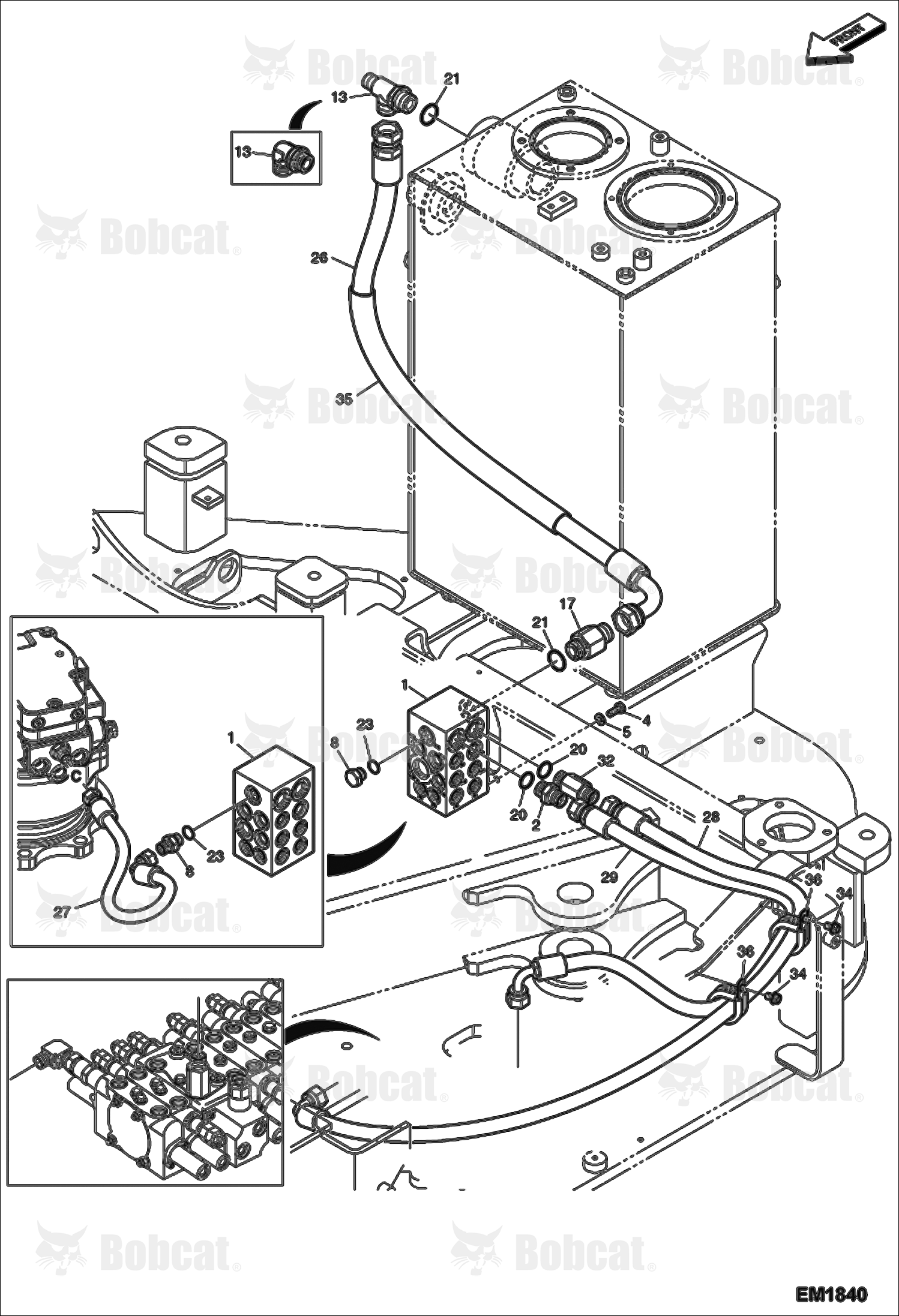 Hydraulic Circuitry (Return From Valve)