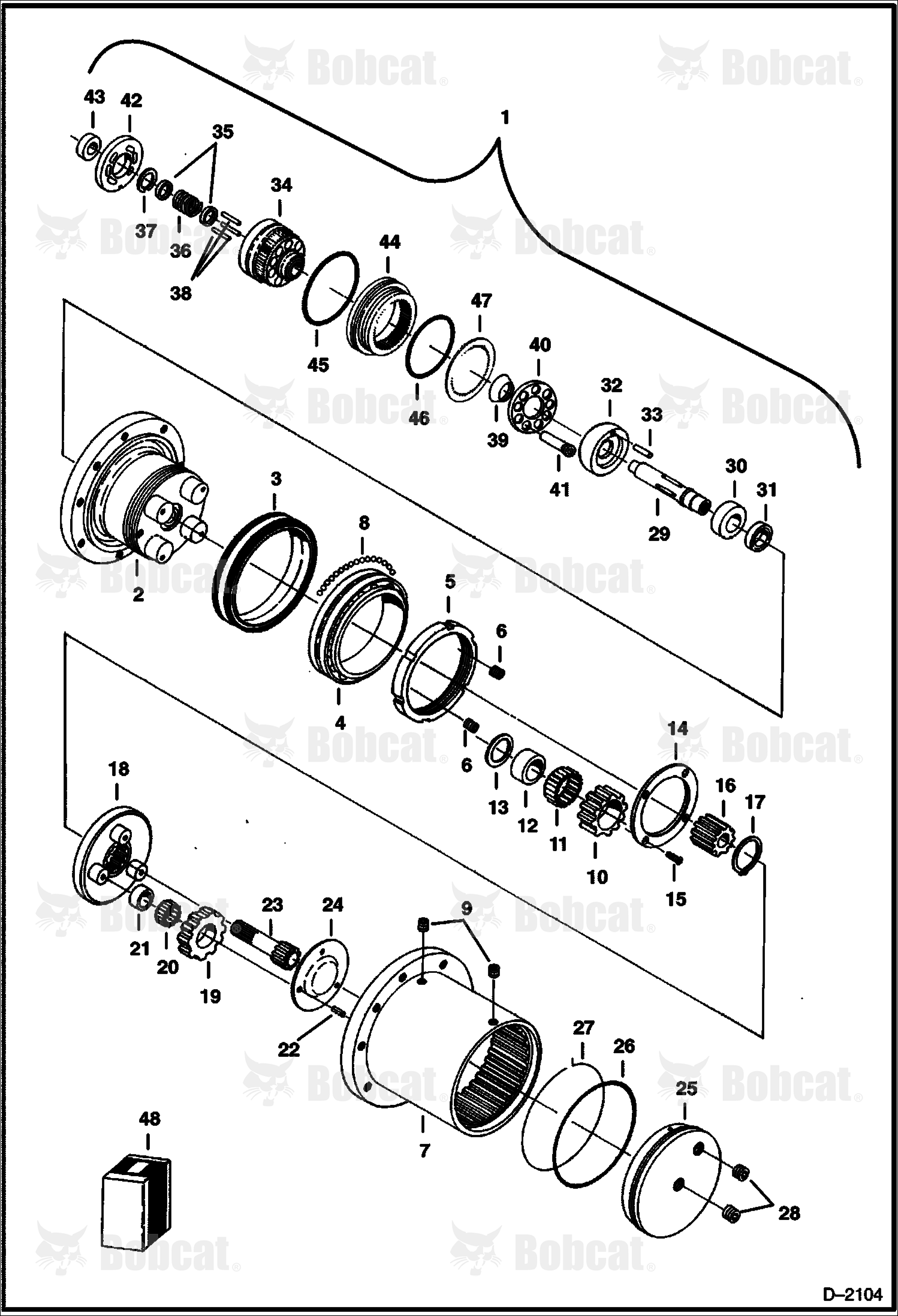 Travel Motor (With Brake) (Nordic Option)