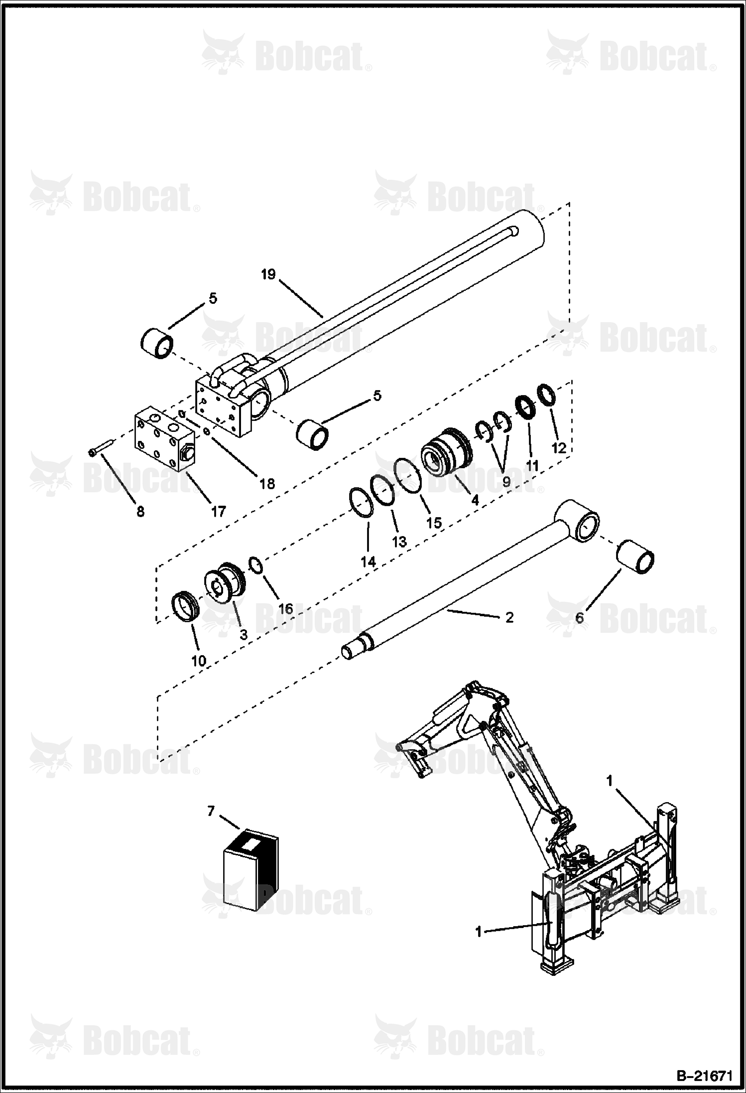 Stabilizer Cylinder (Side shift)