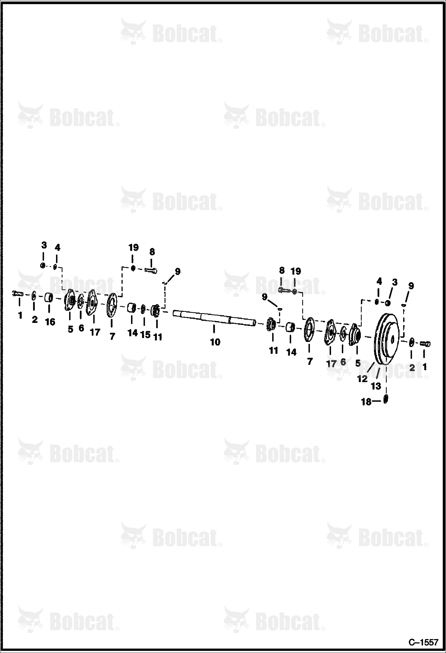 Upper Jackshaft  4953B1577 & Above