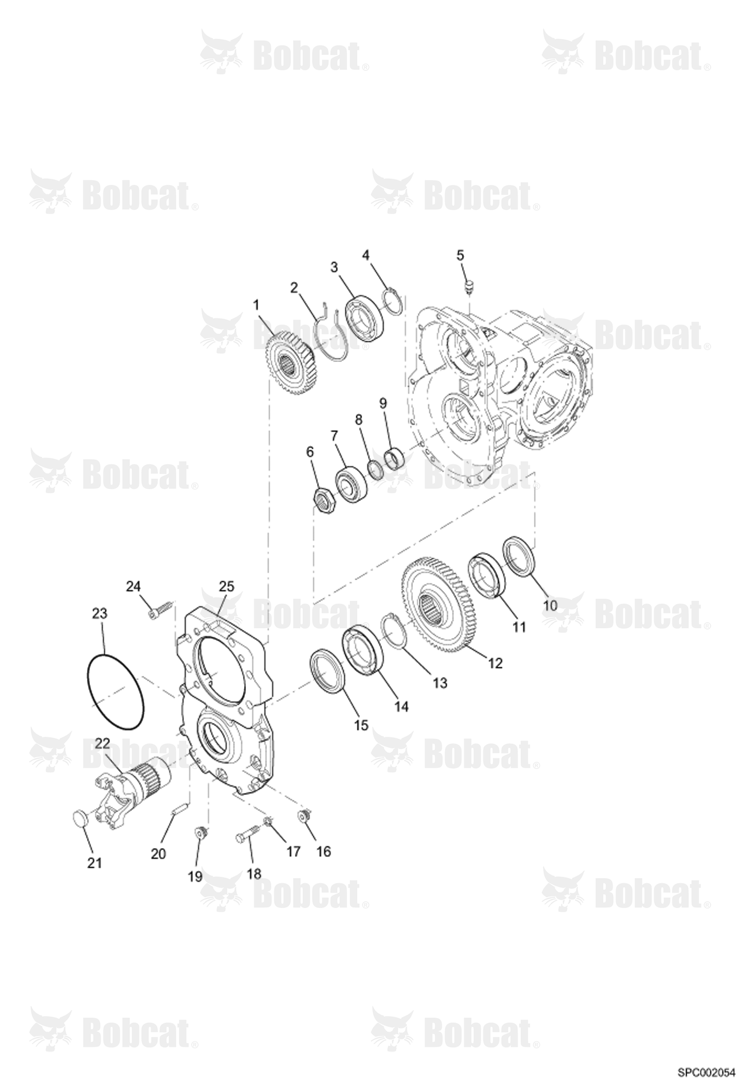 Reducer Box - Front Axle  367612001 - 367612500, 367712001 - 367712500