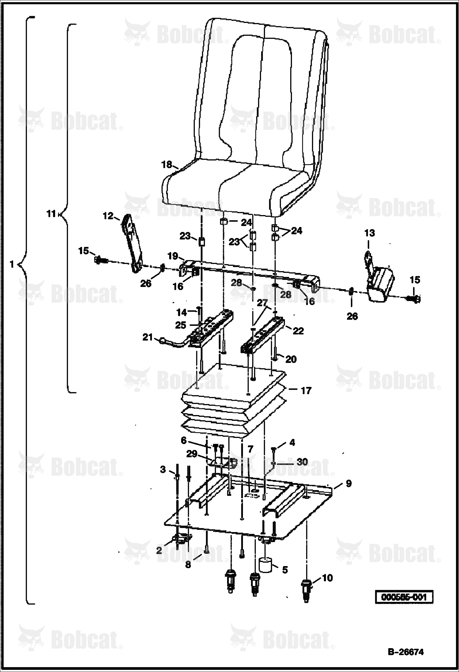 Driver Suspension Seat
