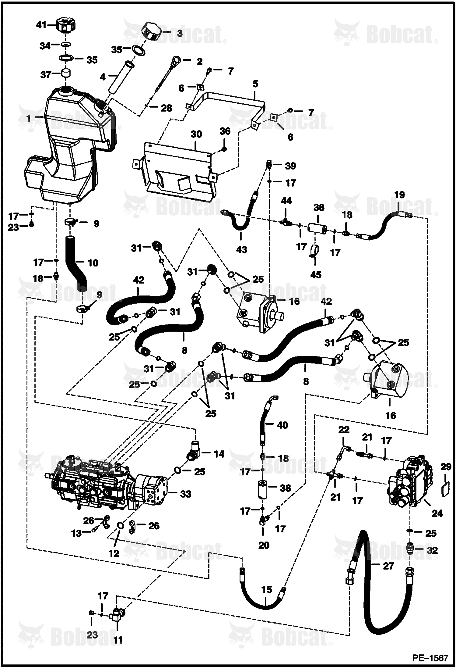 Hydrostatic Circuitry  512267828 & Above, 512452335 & Above
