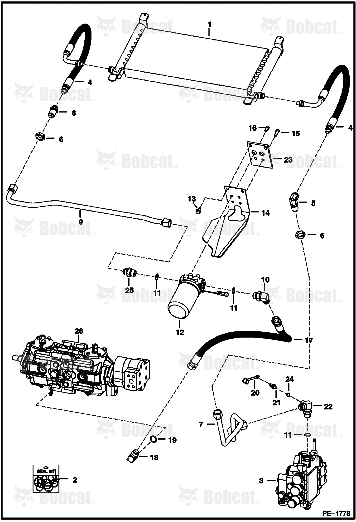 Hydrostatic Circuitry  512264900 & Above, 512452200 & Above