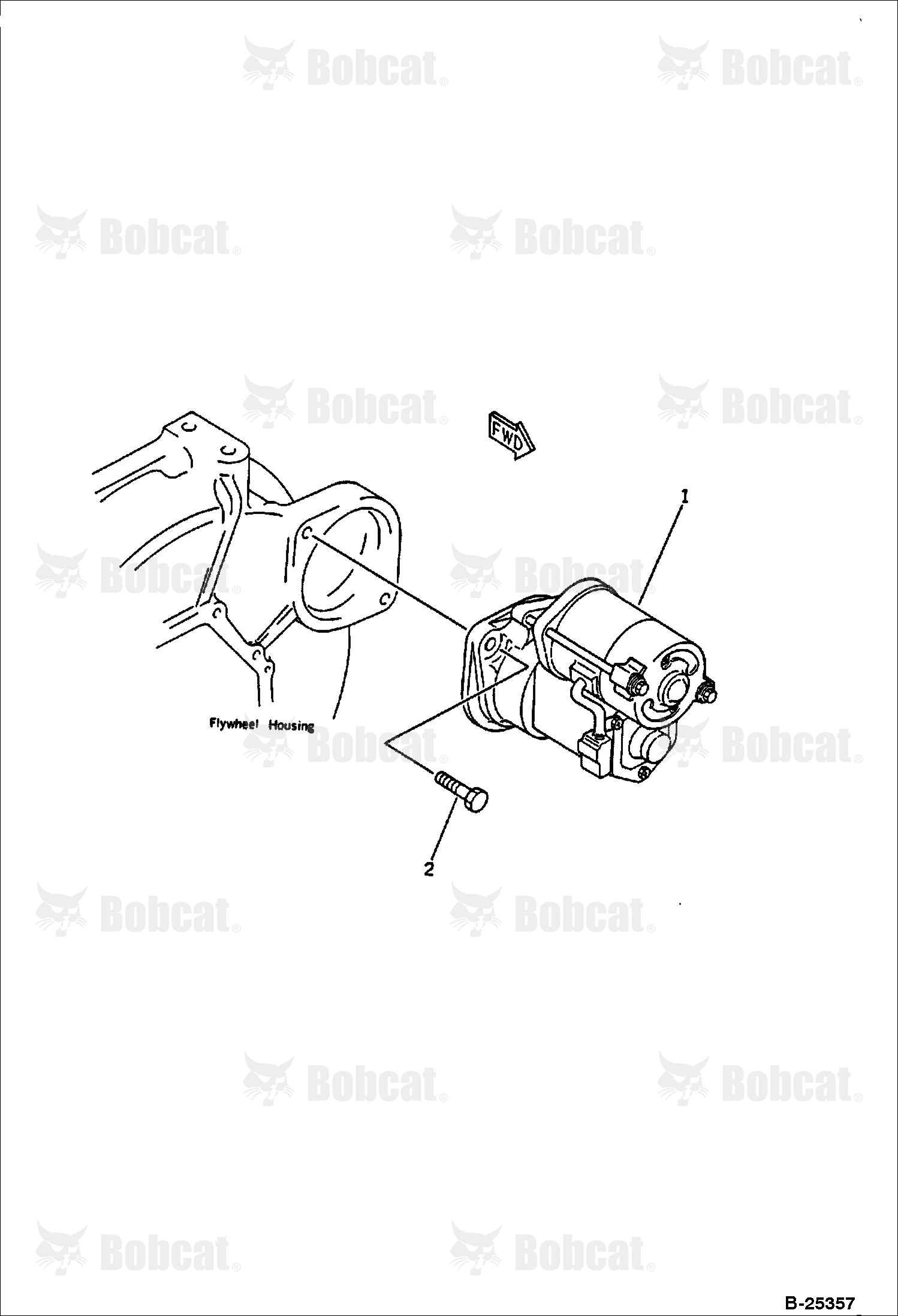 Starter Motor and Mounting