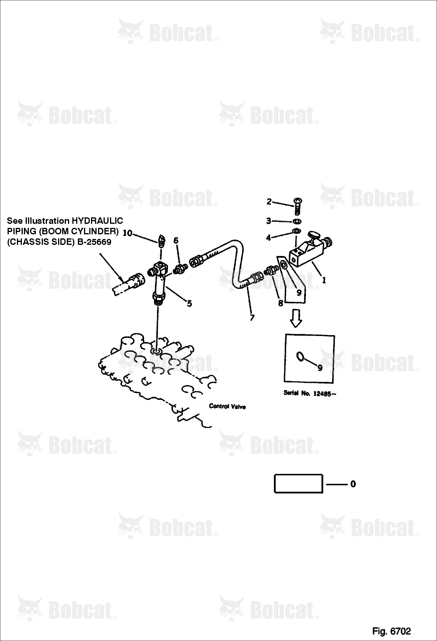 Hydraulic Piping (MOMENT Limit SYSTEM) (WITHOUT CAB)