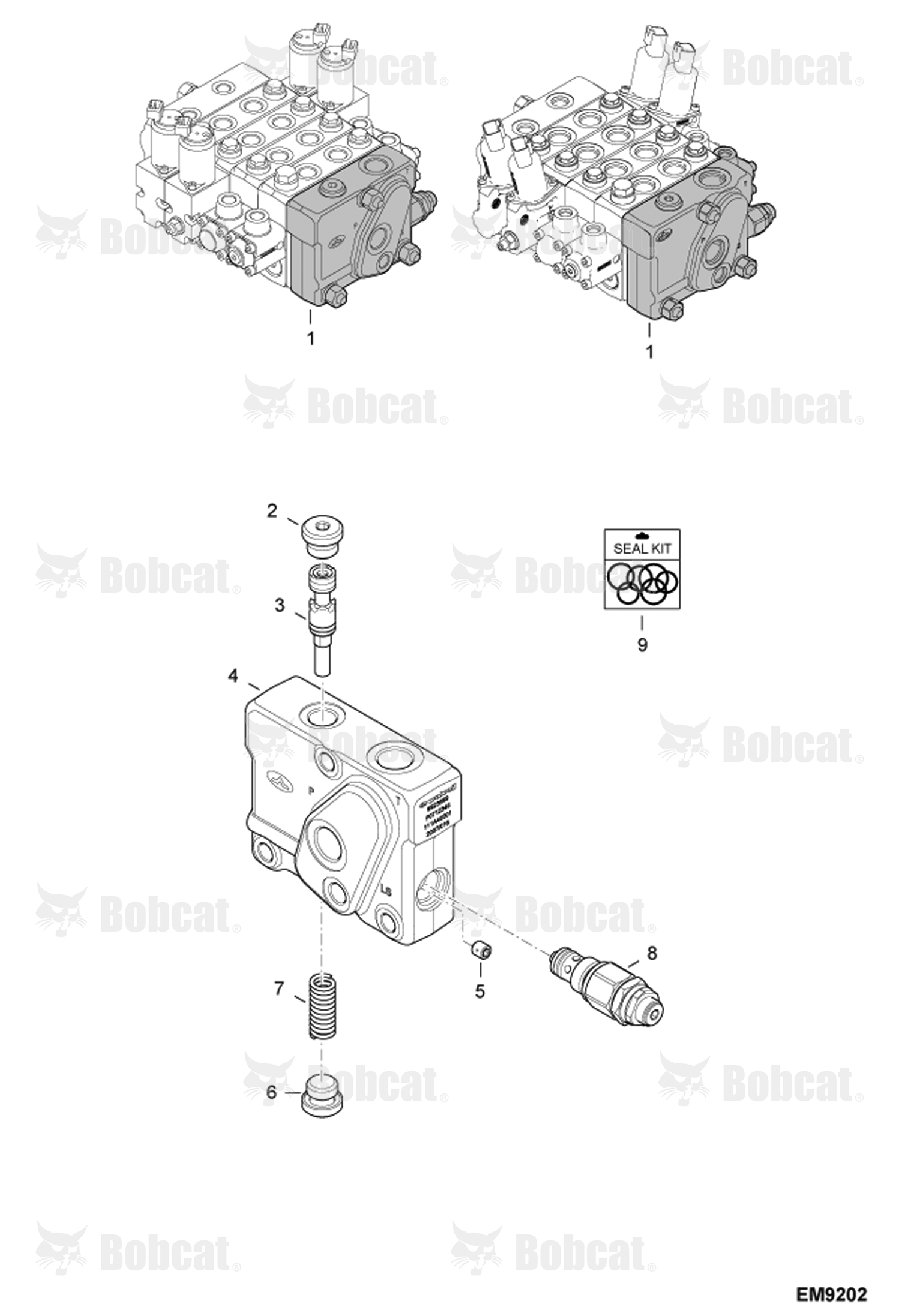 Control Valve Section (Inlet)  AC1C11239 & Above, AC1D12000 & Above