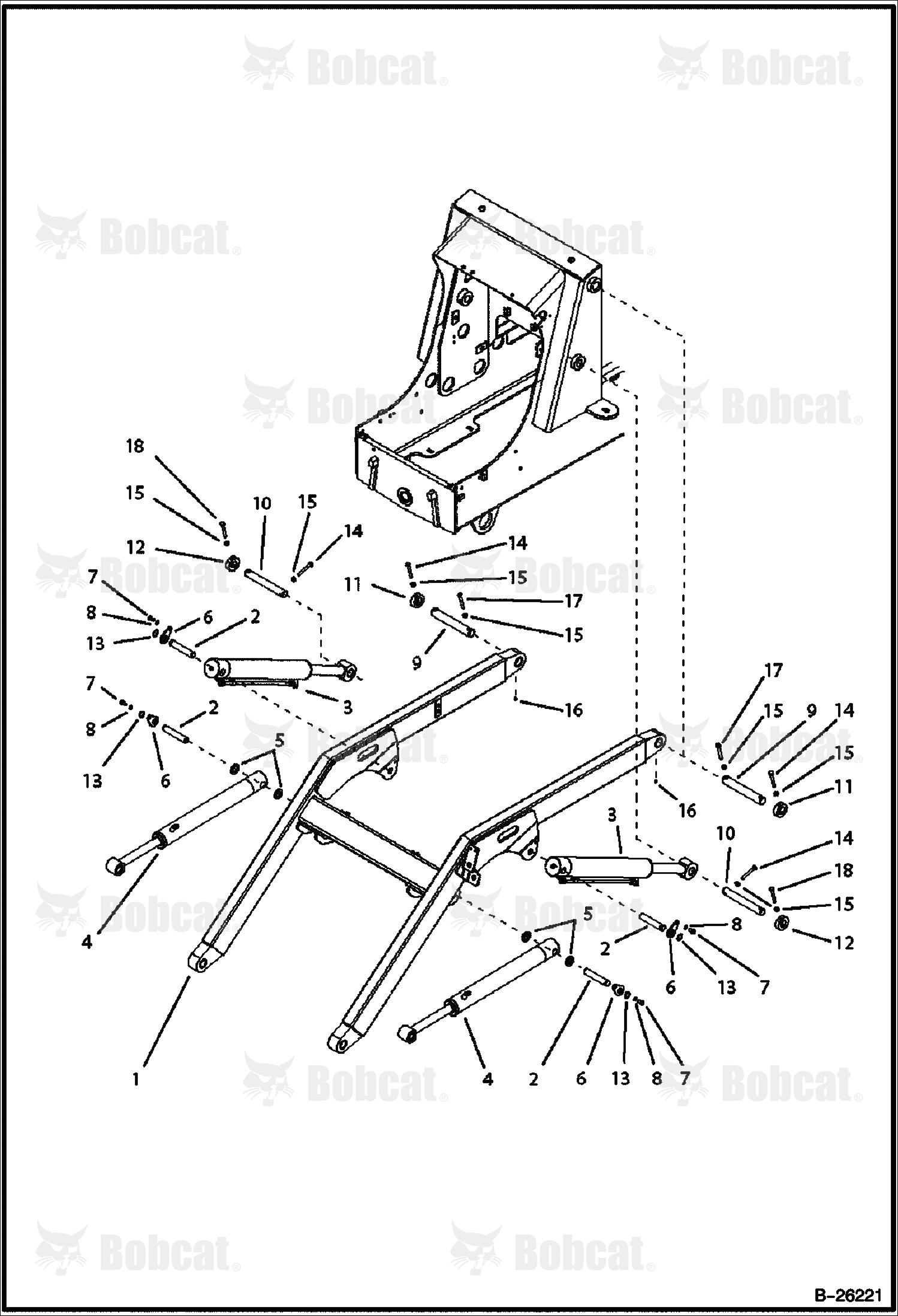 Boom & Attaching Parts  570011057 & Above