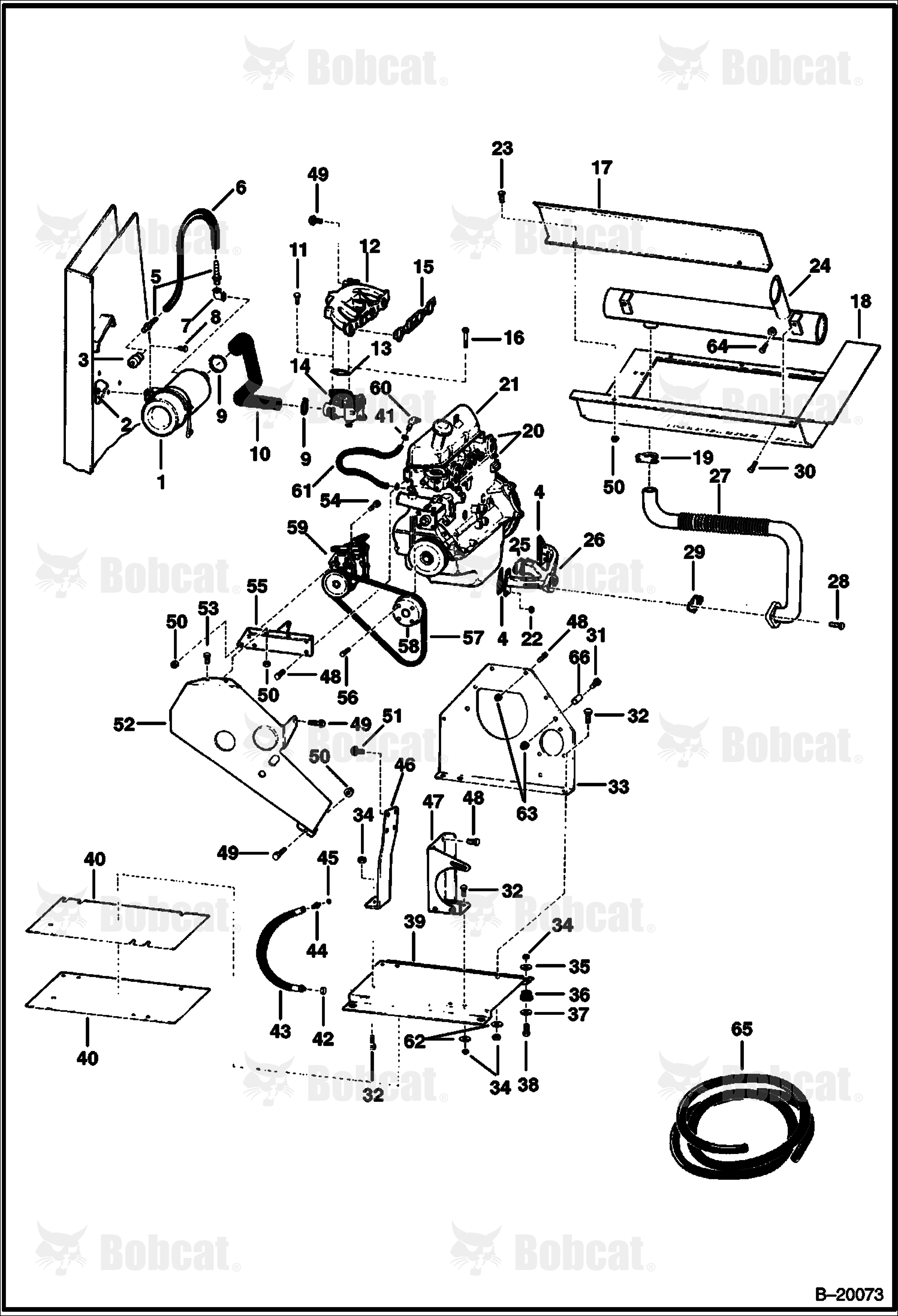 Engine & Attaching Parts (Ford Engine)