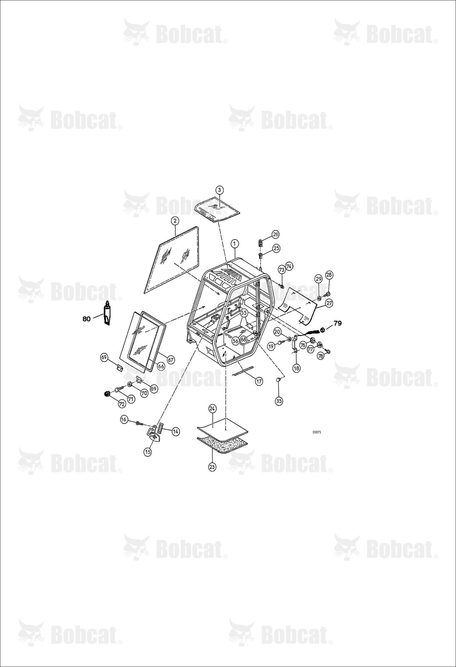 Enclosed CAB - Skeleton 367113001 & Above, 367213001 & Above