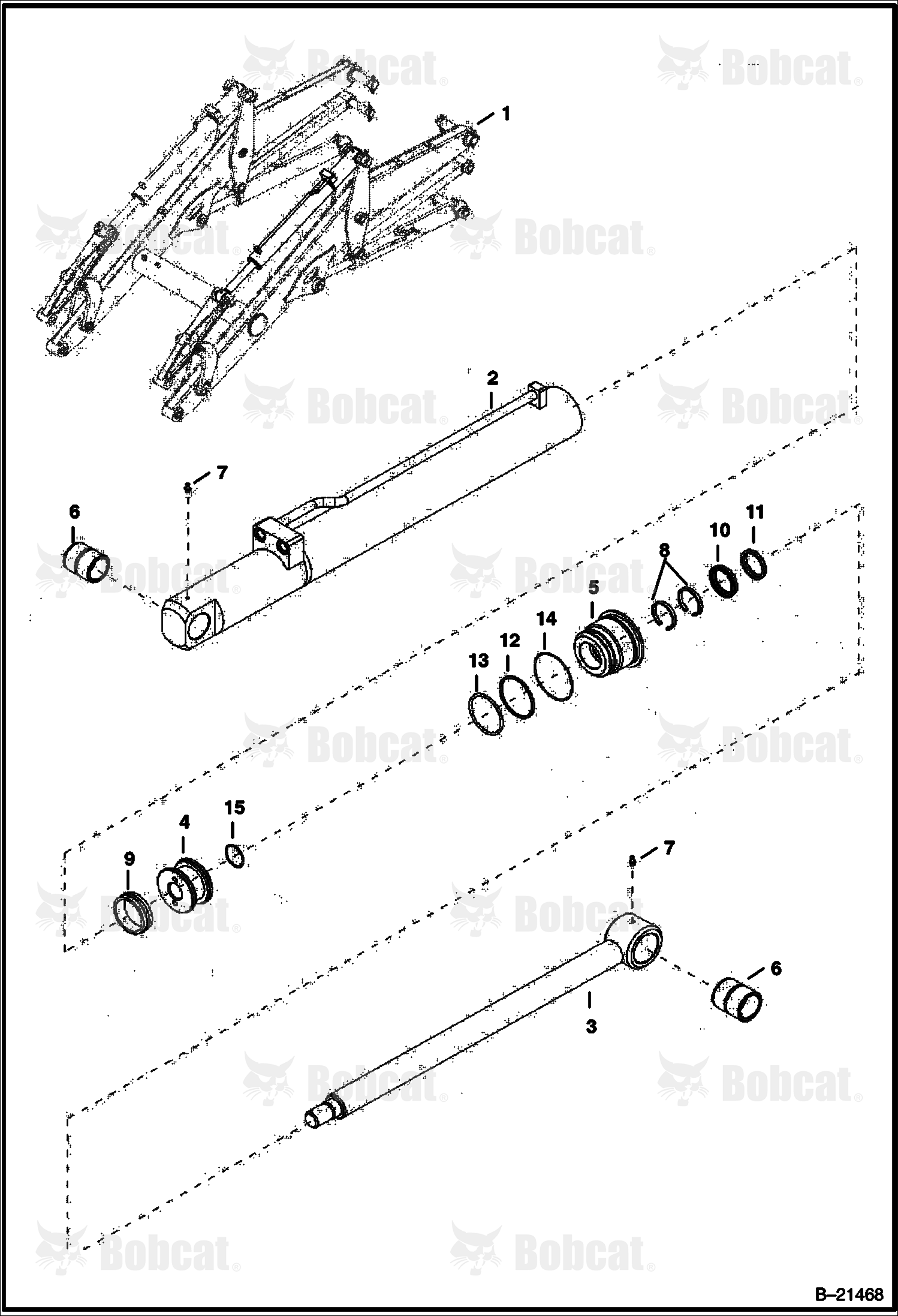 Tilt Cylinder (BL475)  571911001 - 571911002