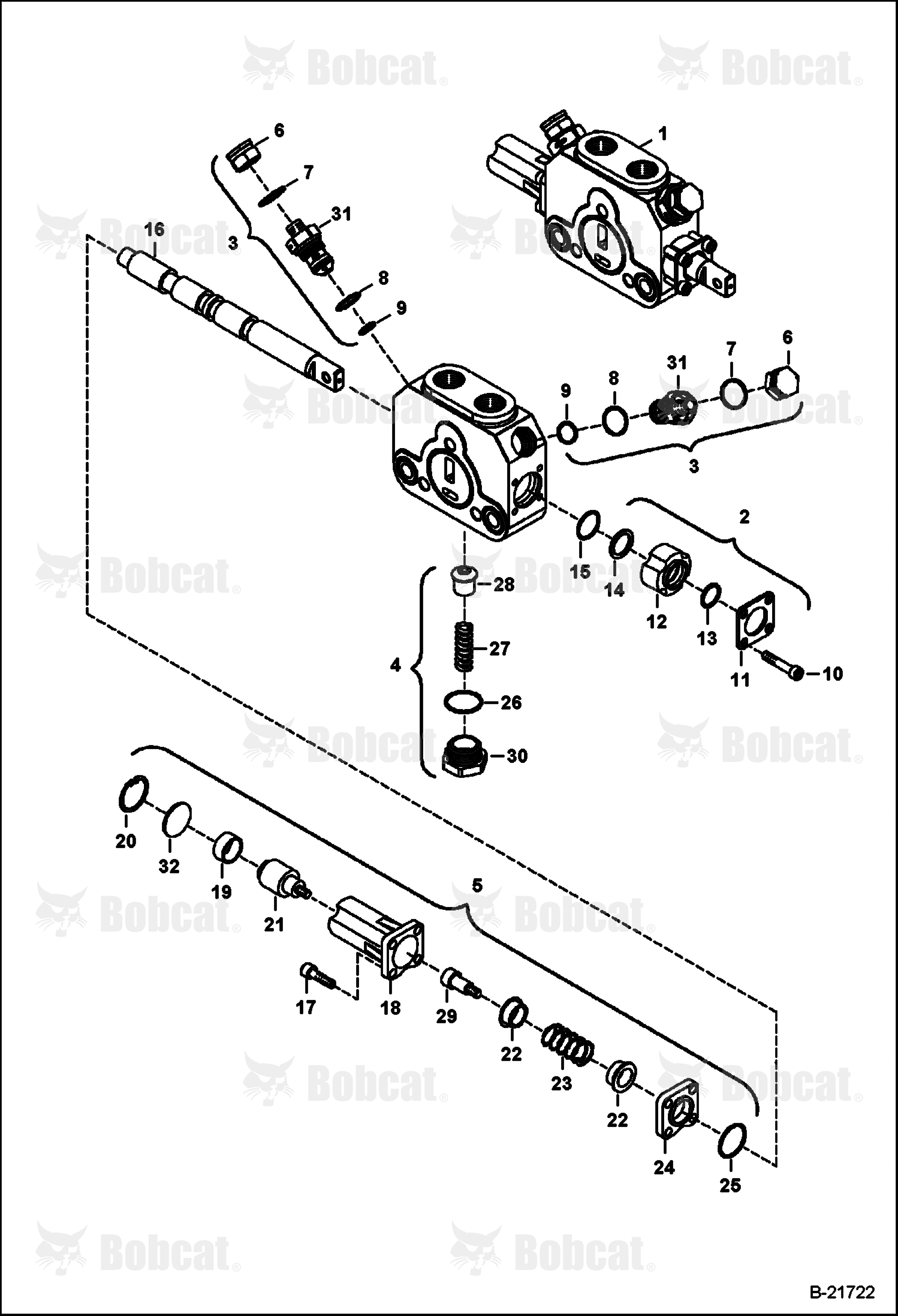 Loader Control Valve (Auxiliary Section)