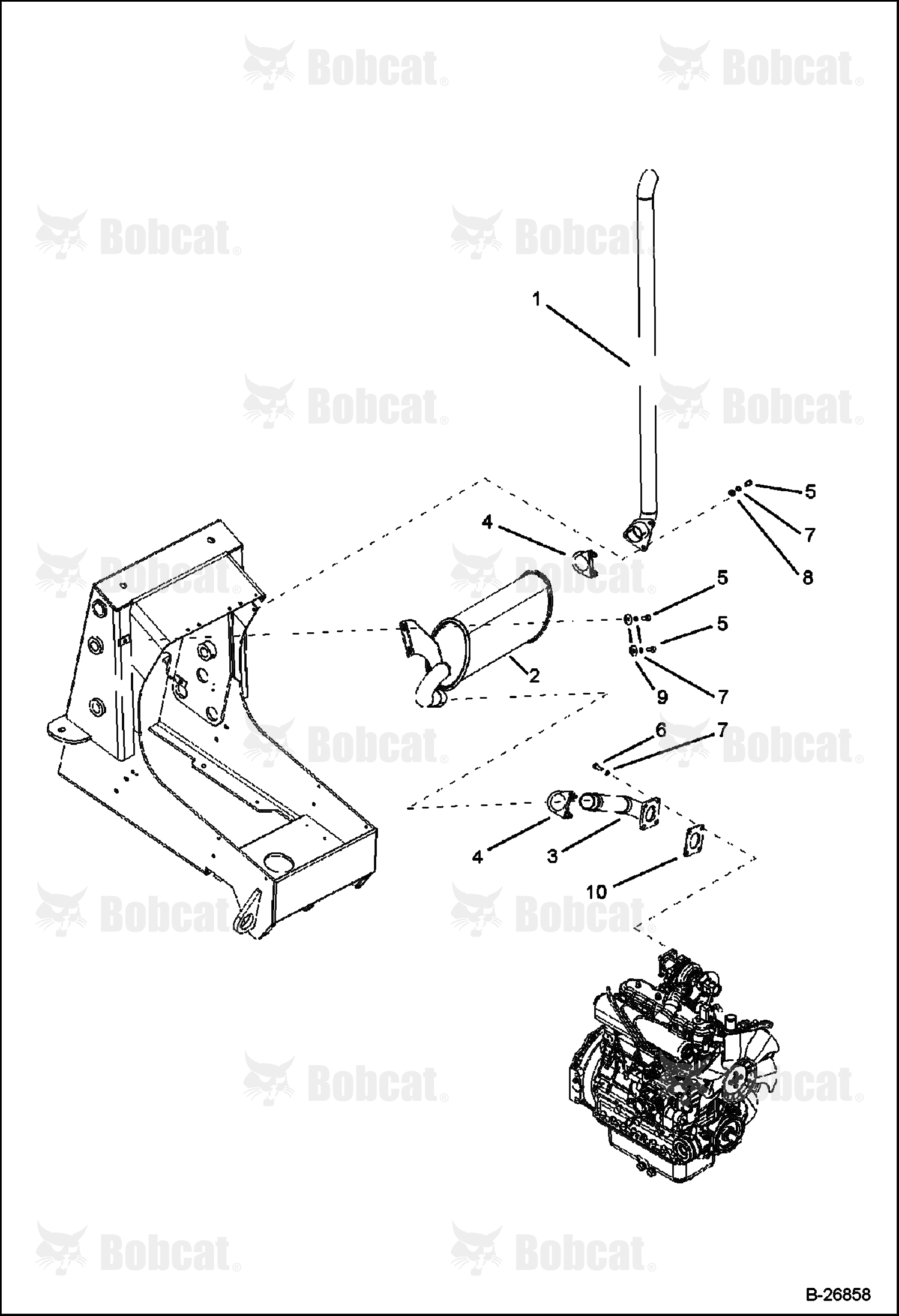 Engine & Attaching Parts (Exhaust)