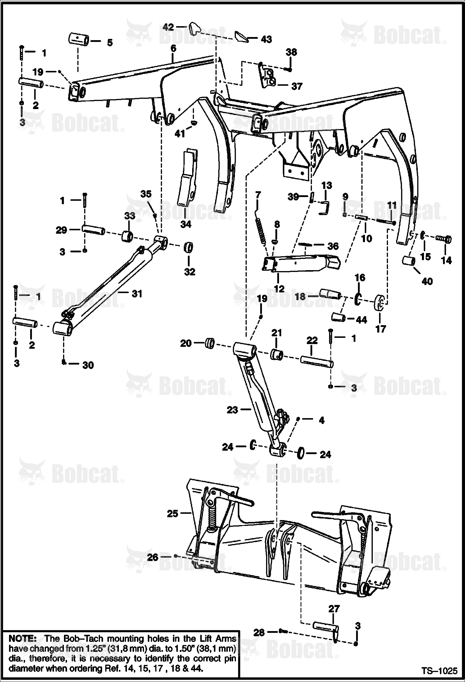 Lift Arm & BOB-TACH