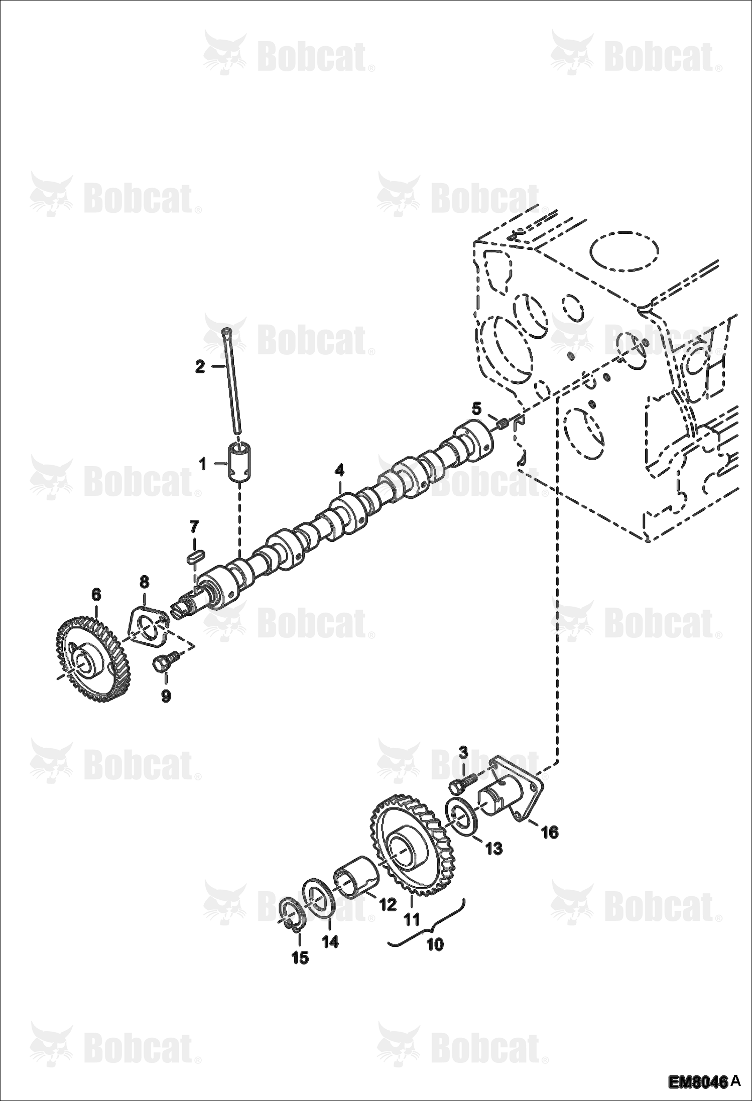 Camshaft & Idle Gear Shaft