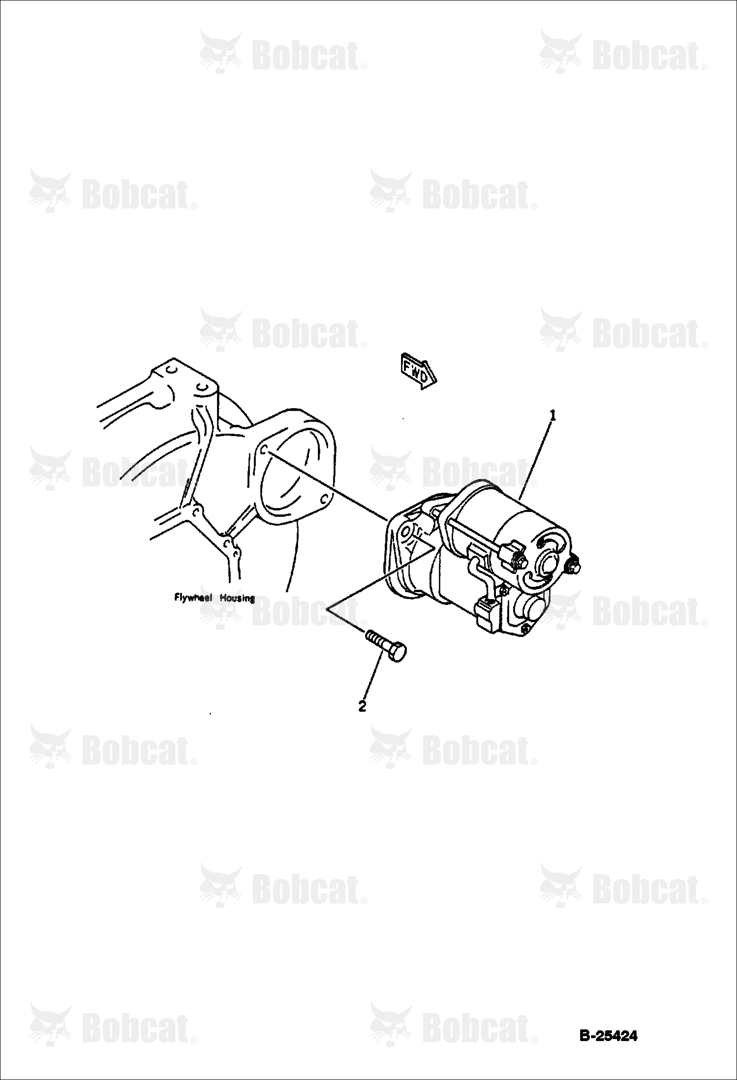 Starting Motor and Mounting