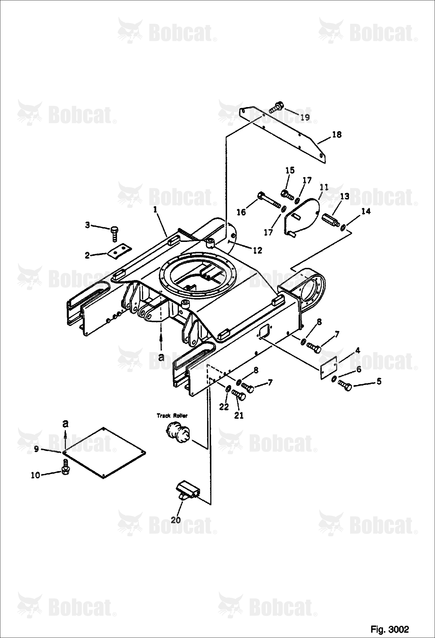 Track Frame (FOR Rubber SHOE)