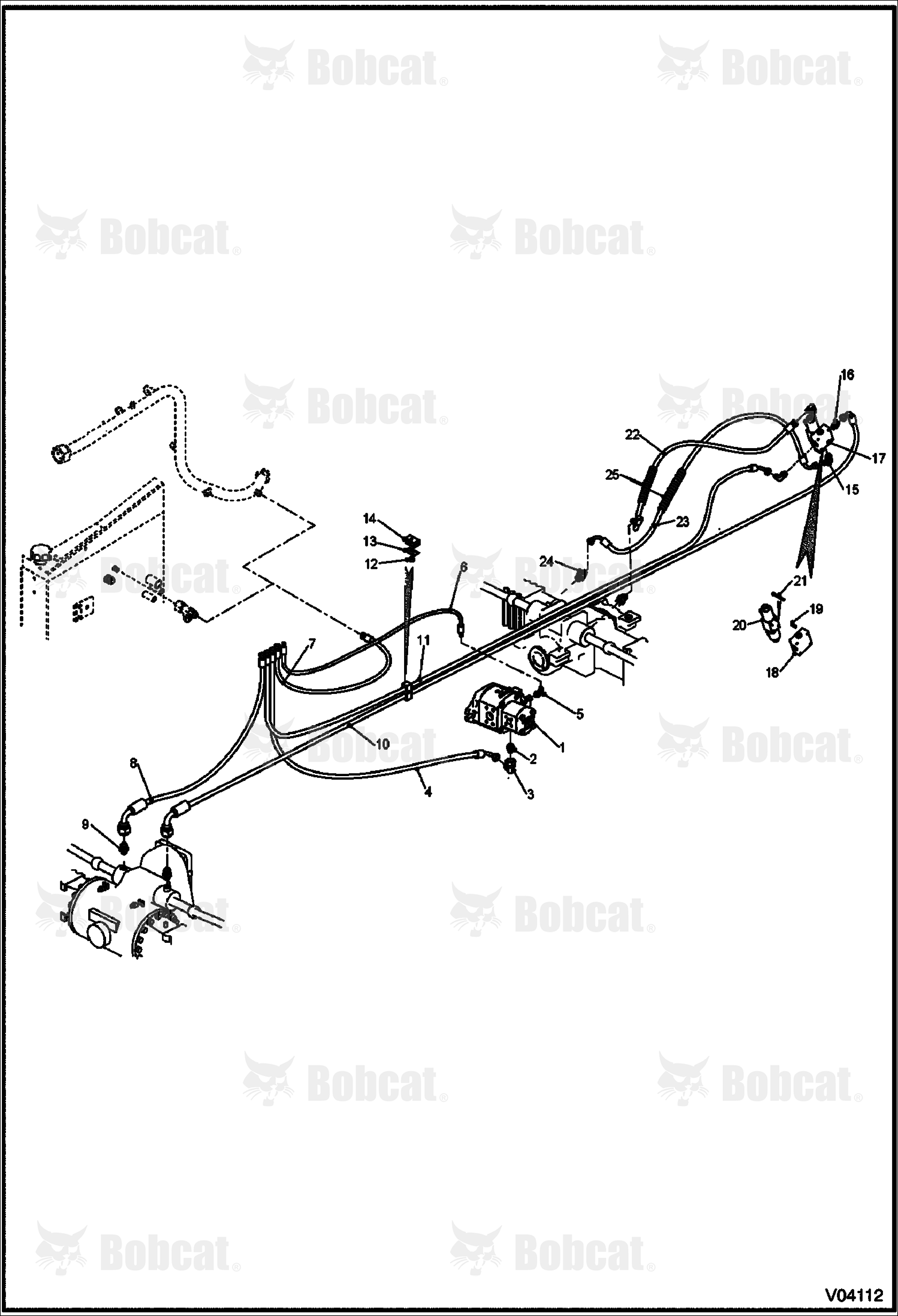 Steering Circuit  367013501 & Above, 367312501 & Above