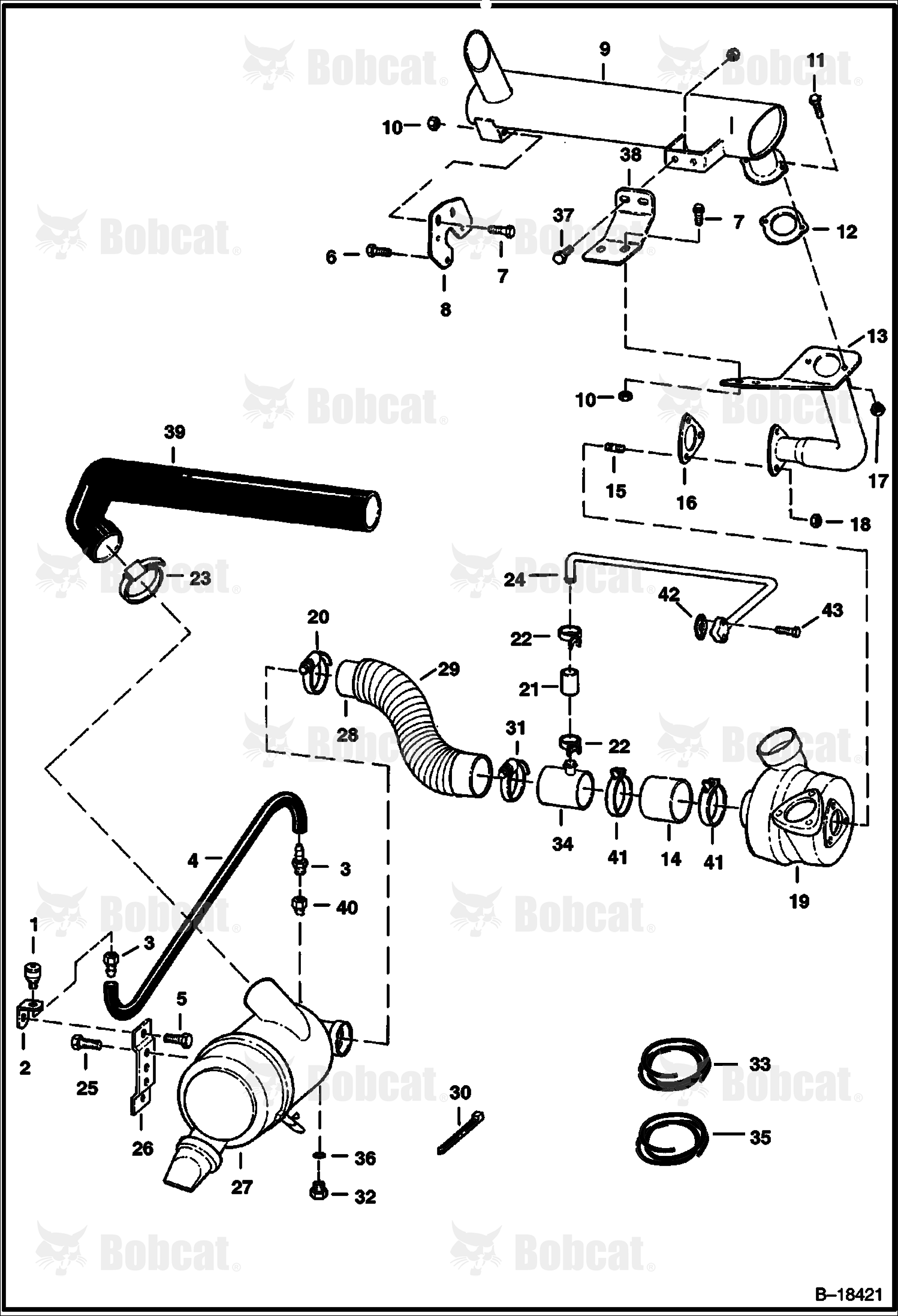 Engine & Attaching Parts (Air Cleaner, Muffler)